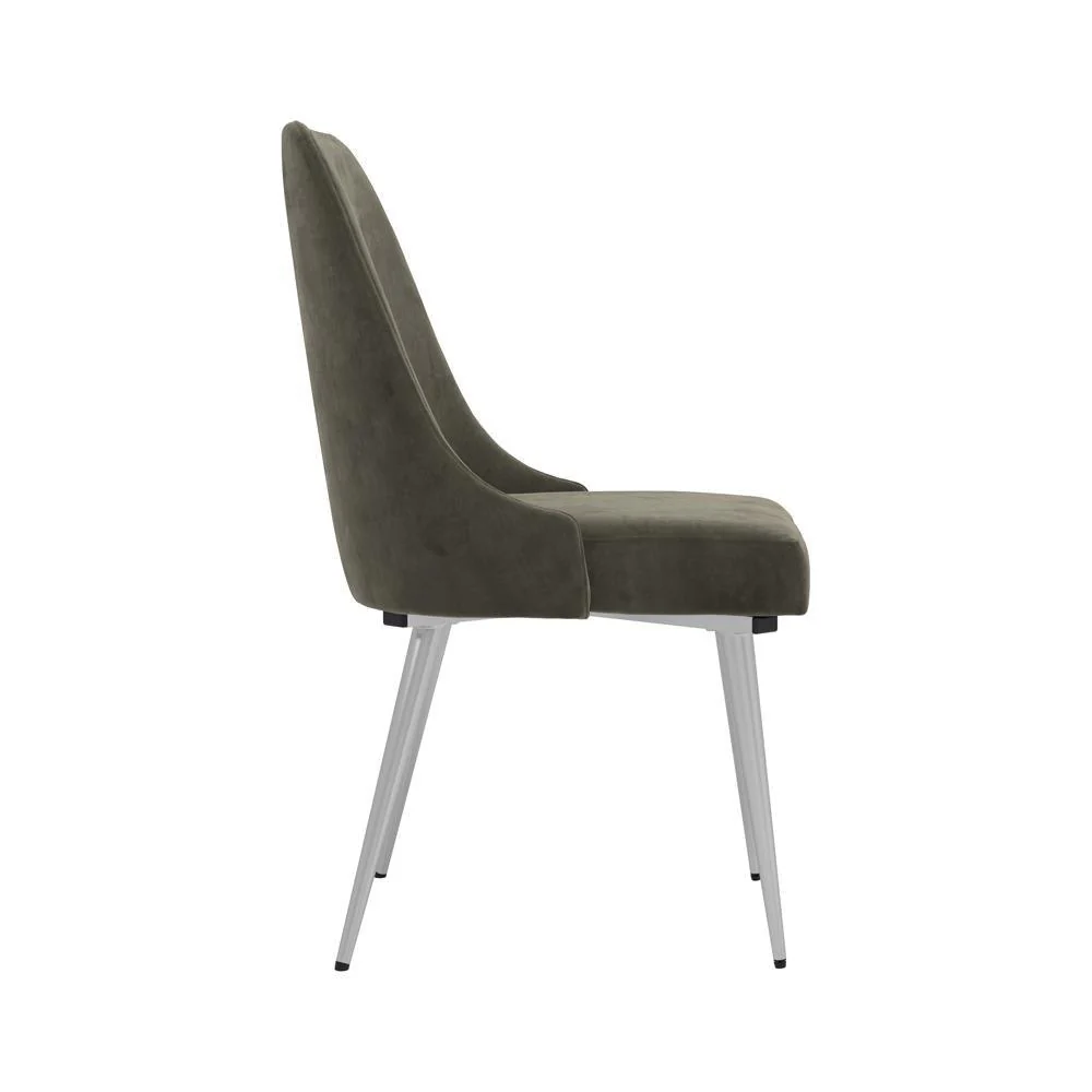 Cabianca Gray Curved Back Side Chairs, Set of 2 - Image 5