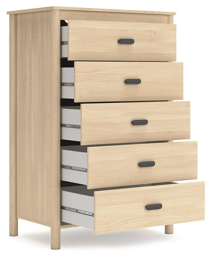 Cabinella Tan Chest of Drawers - Image 3