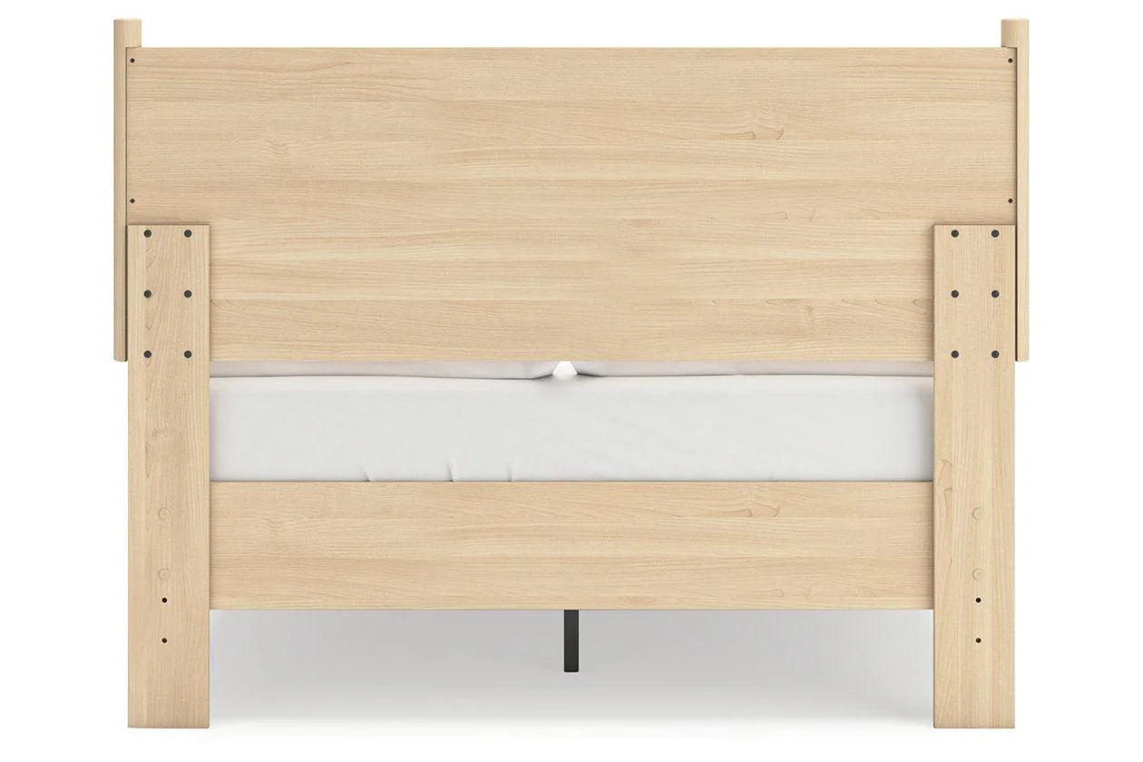 Cabinella Tan Full Platform Panel Bed - Image 6