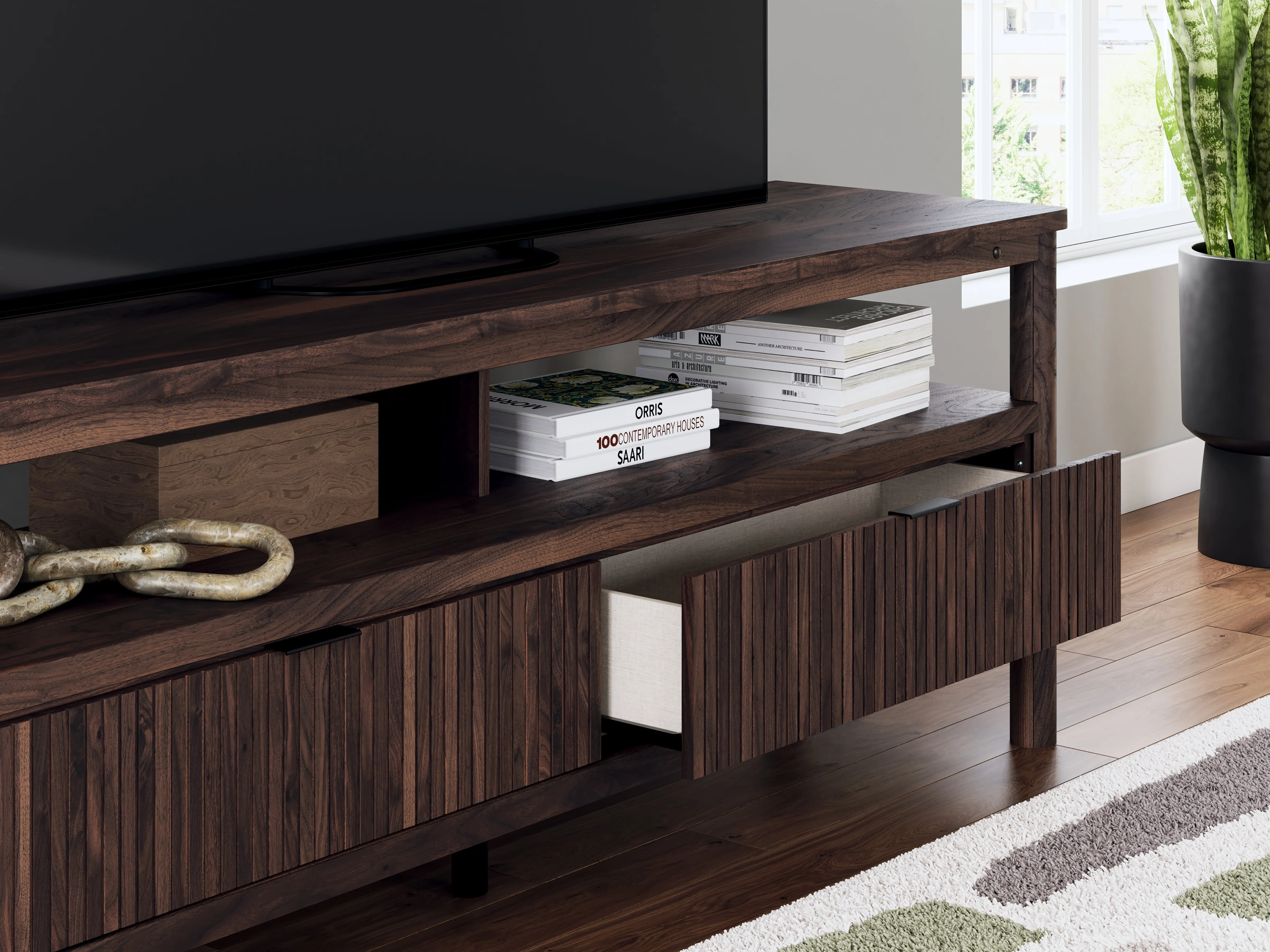 Cadmori Brown 72" TV Stand - Image 2