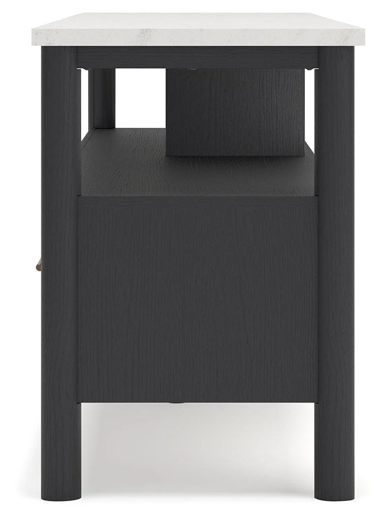 Cadmori Two-tone 71" TV Stand - Image 8