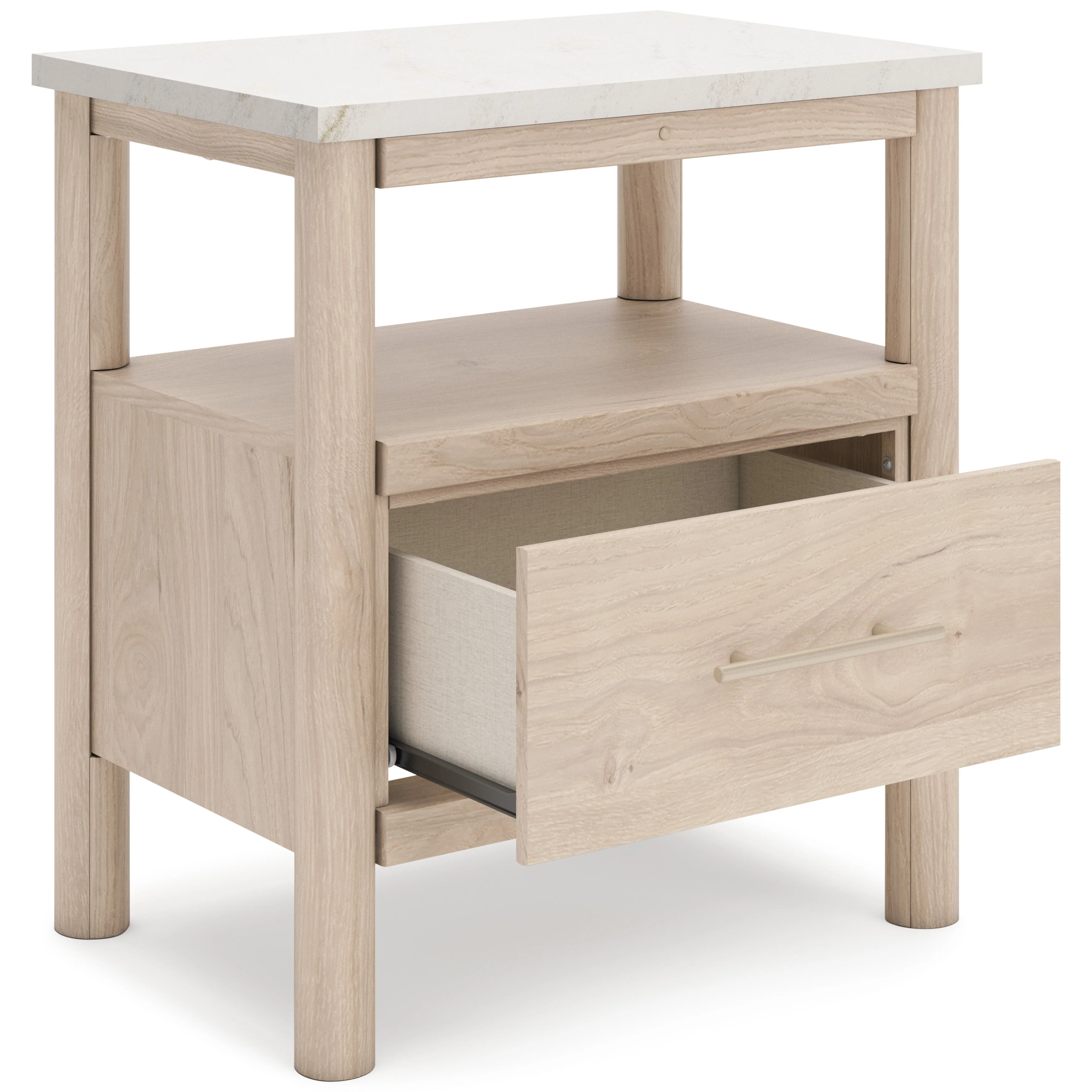 Cadmori Tan/Beige Upholstered Platform Bedroom Set - Image 22