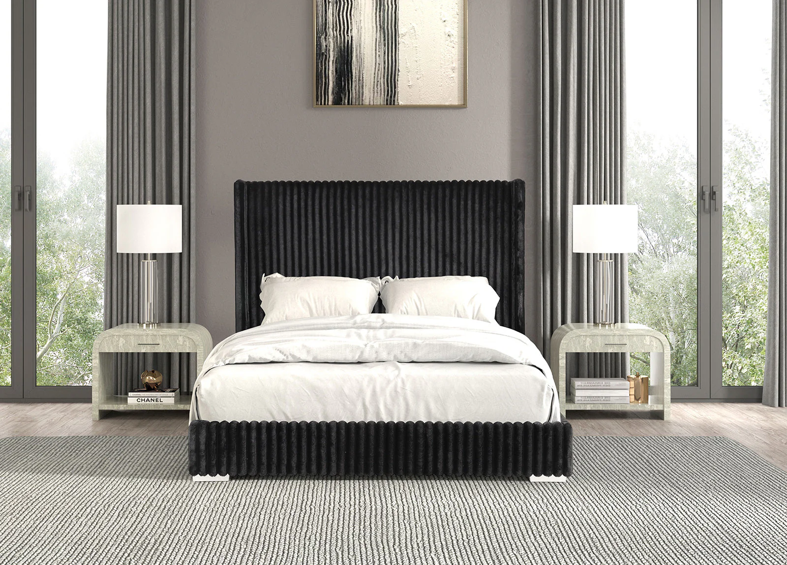Cadwell Black Full Bed