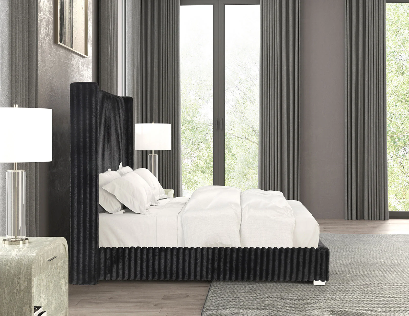 Cadwell Black Twin Bed - Image 2