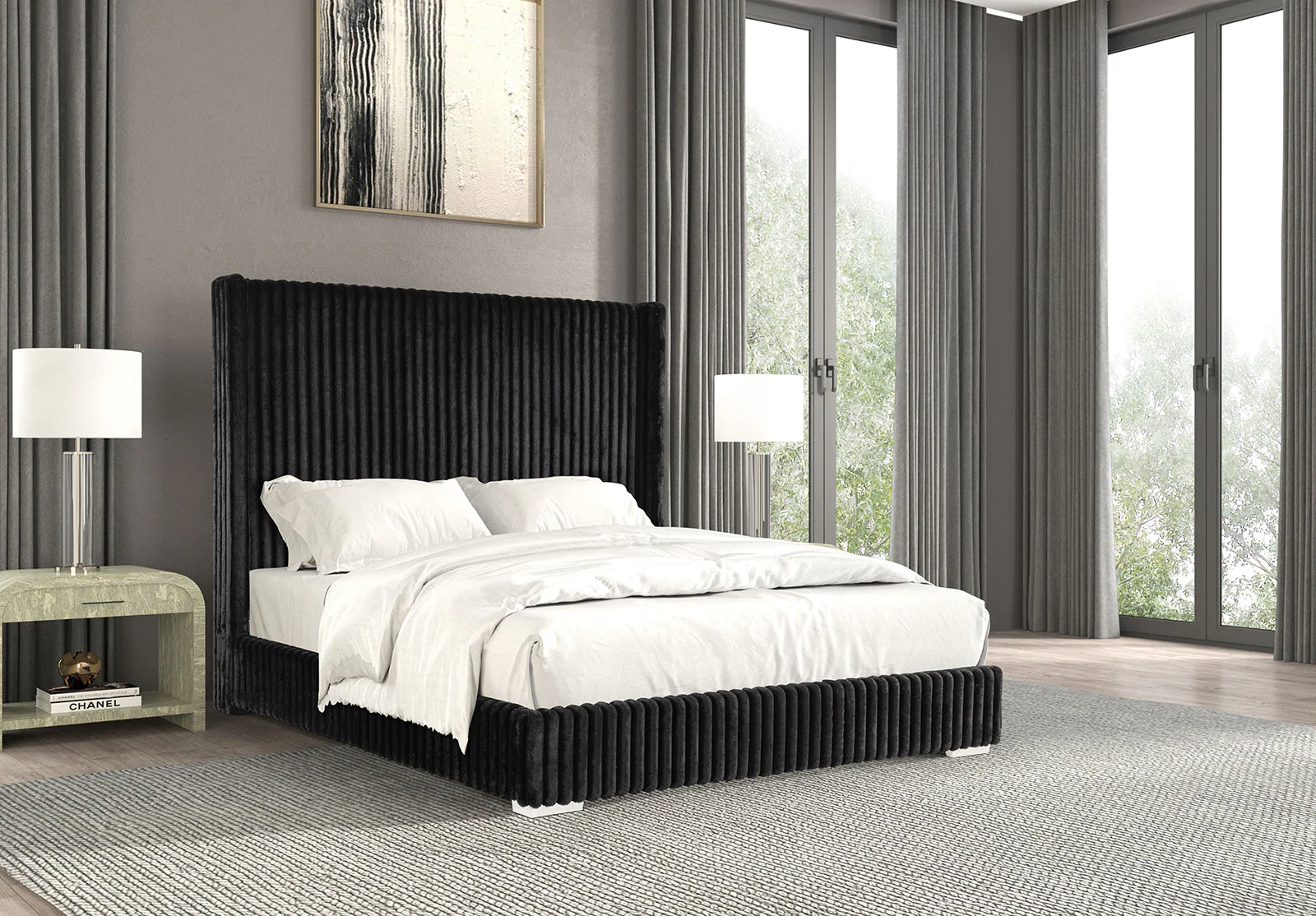 Cadwell Black Twin Bed - Image 3