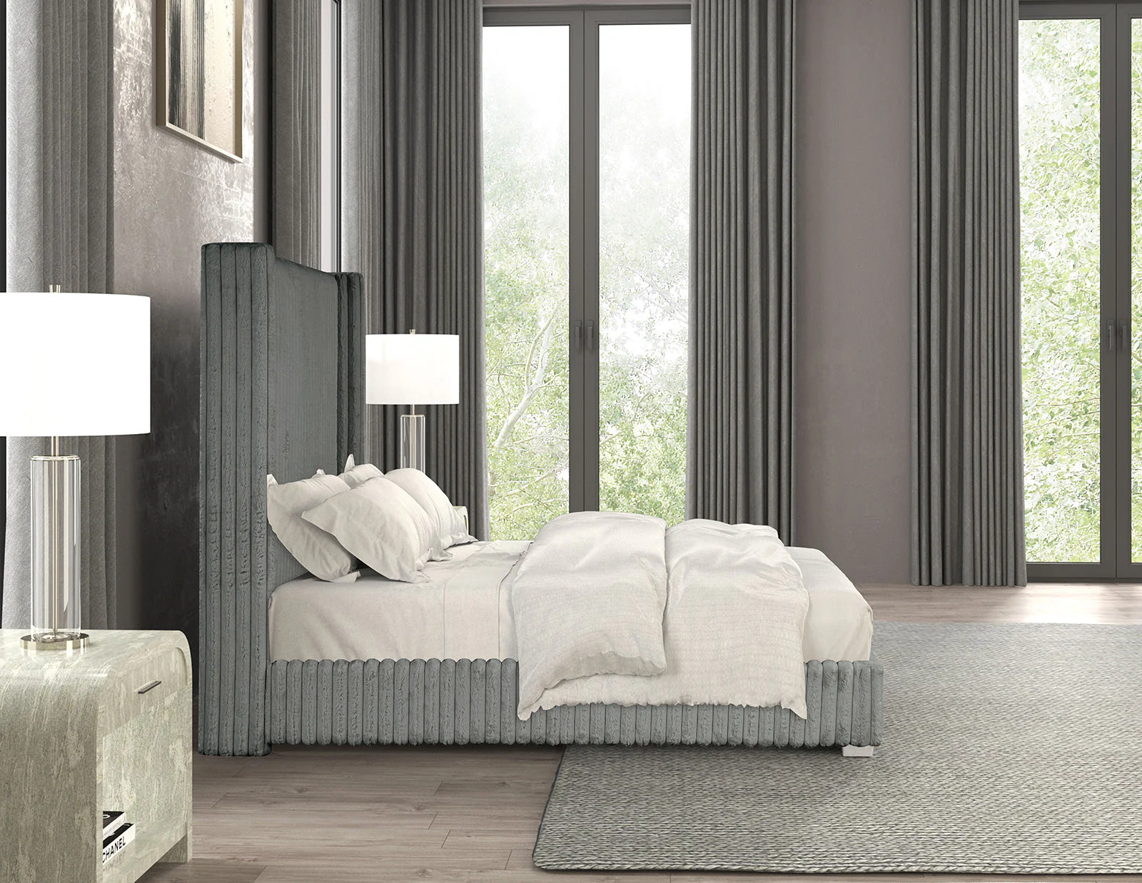 Cadwell Gray Twin Bed - Image 2