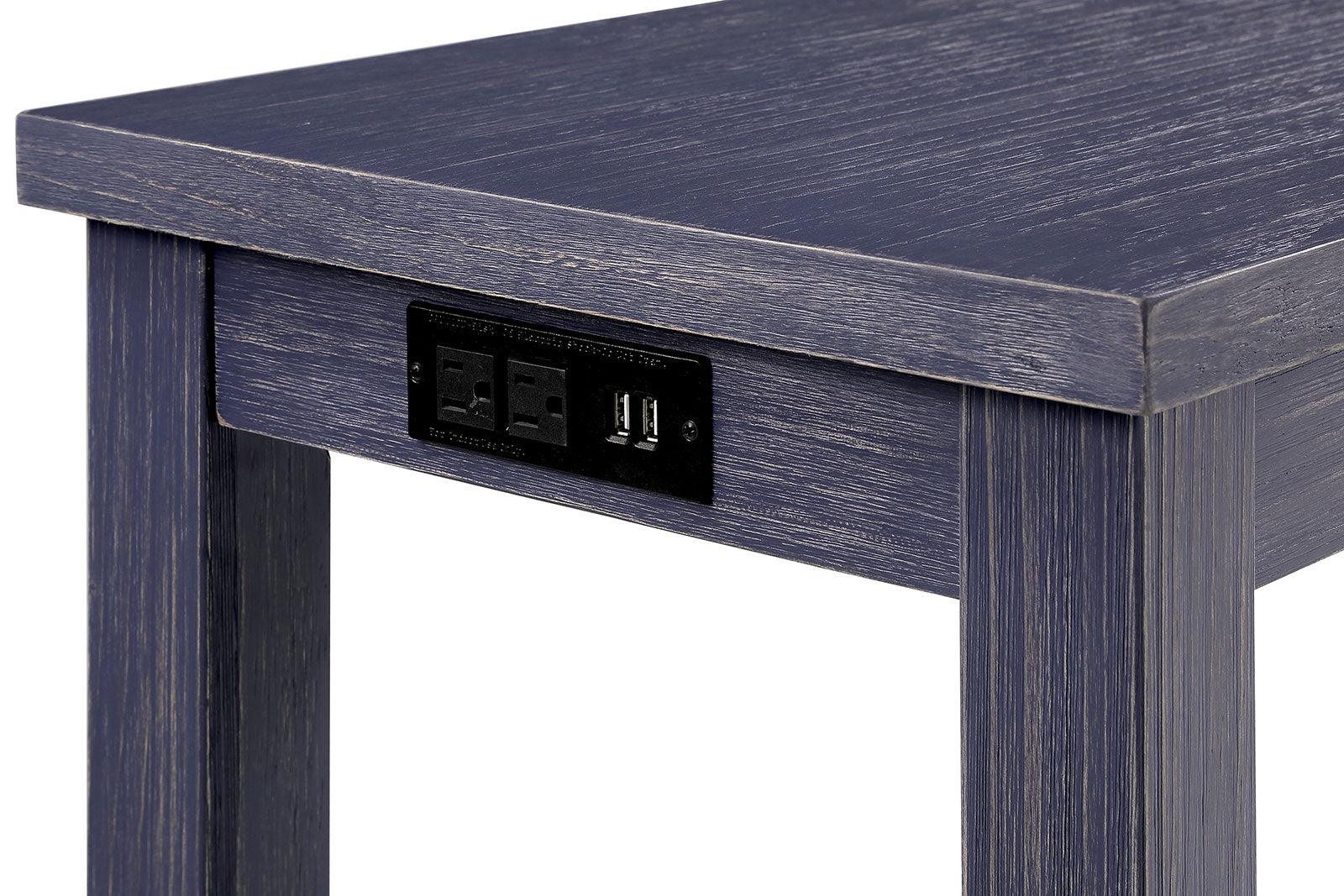 Caerleon Antique Blue/Gray 3 Pc. Counter Ht. Set - Image 3