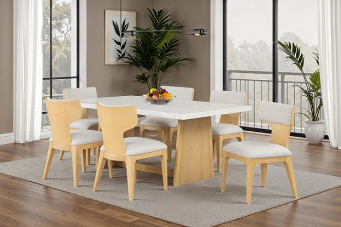 Caerwys Natural 7-Piece Dining Room Set