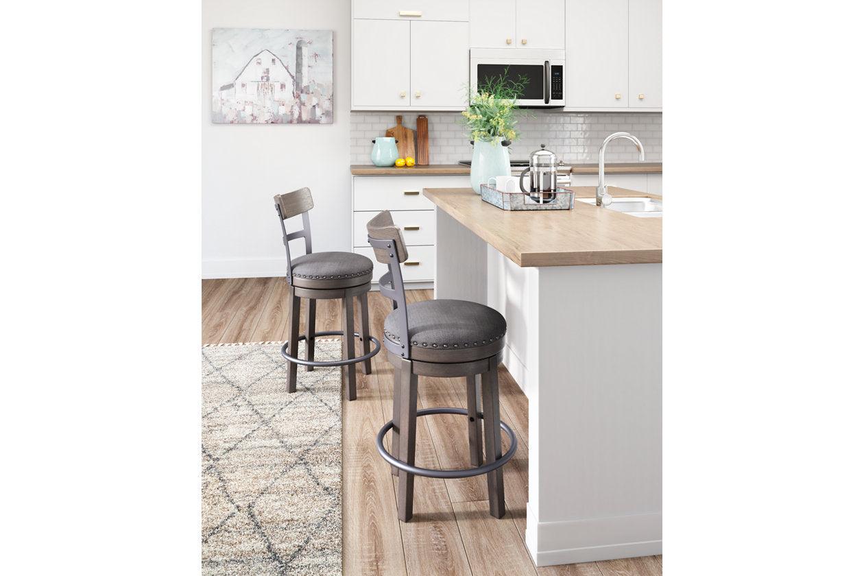 Caitbrook Gray Counter Height Barstool - Image 2
