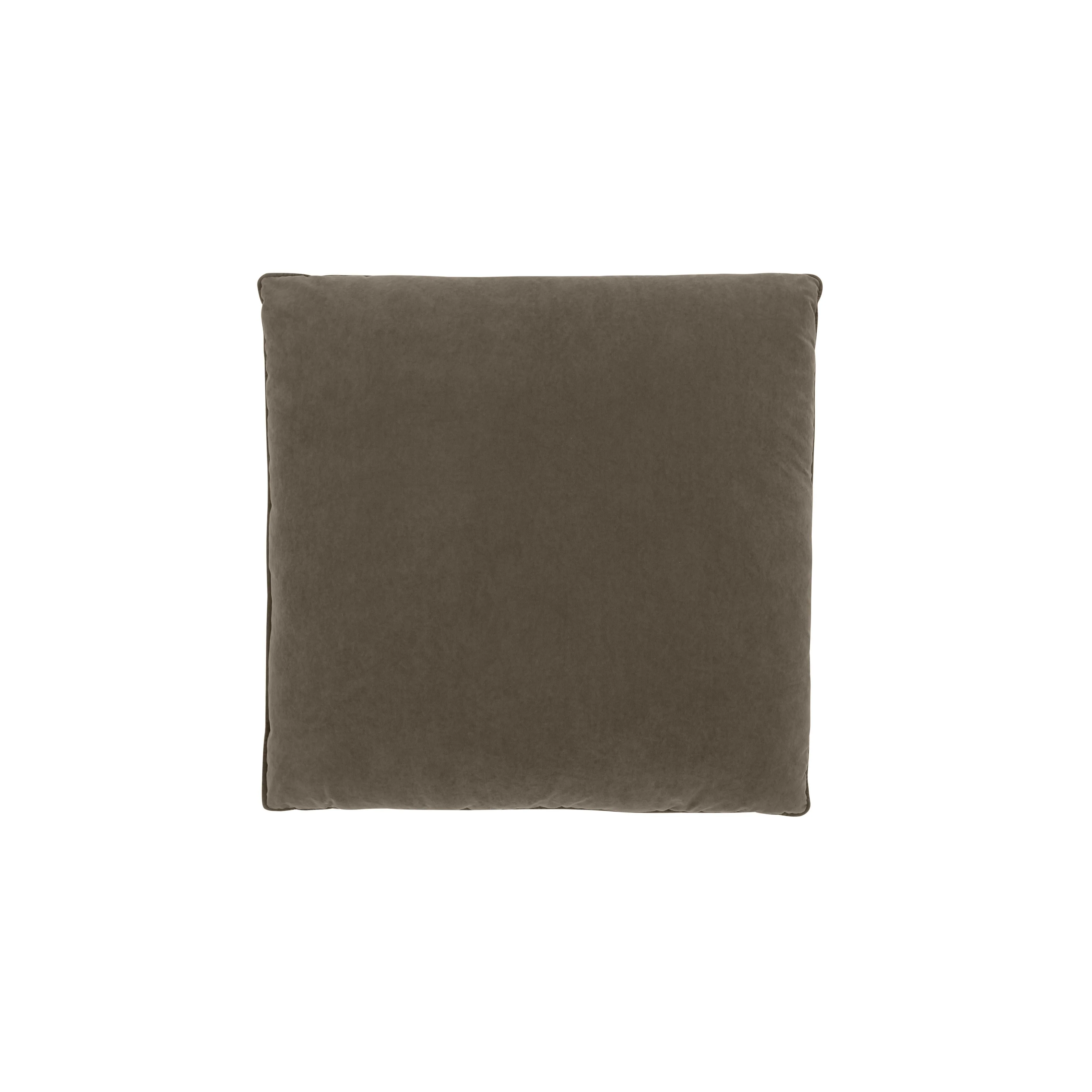 Cali Chocolate Brown Performance Velvet Ottoman - Image 2