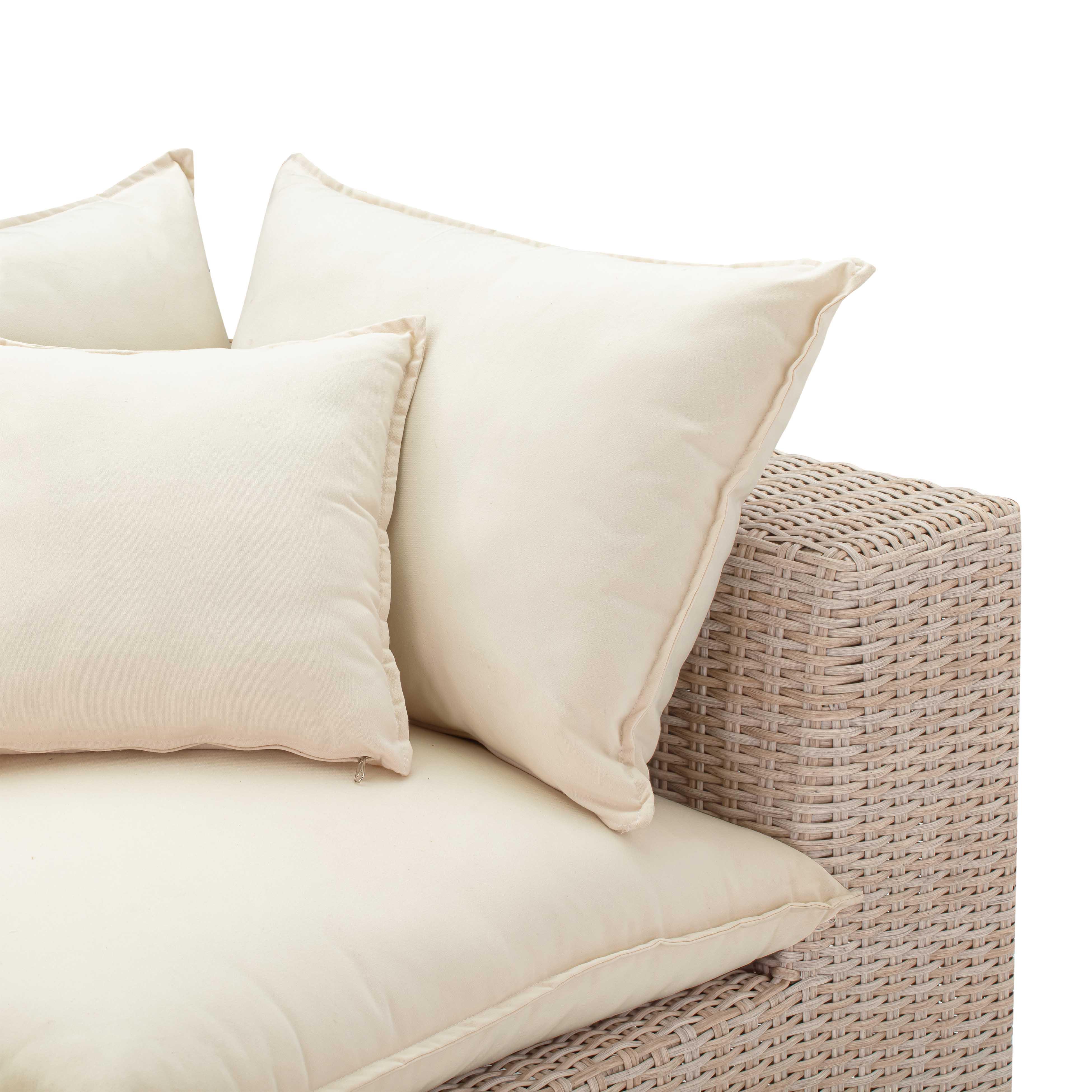 Cali Natural Wicker Outdoor Modular Sectional - Image 4