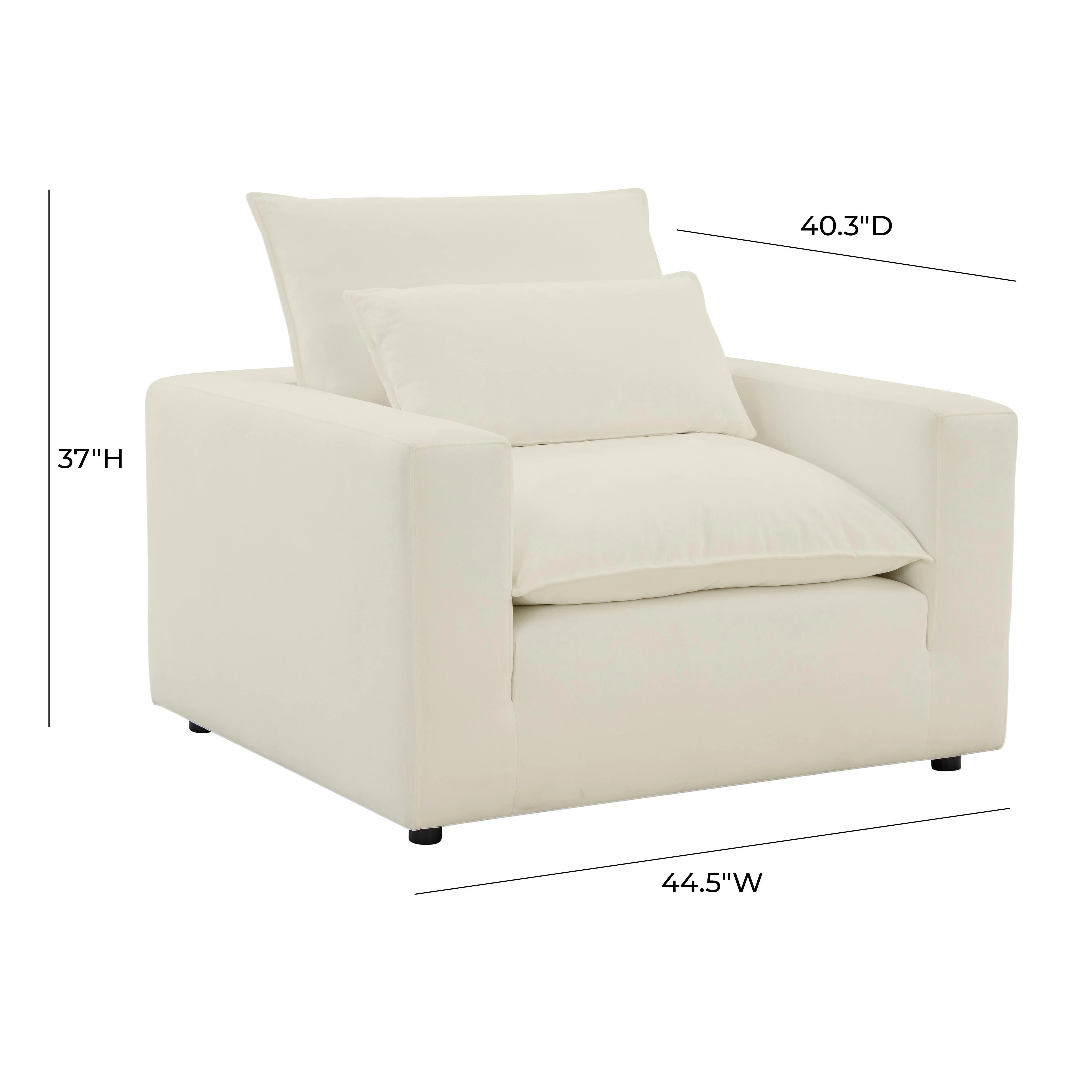 Cali Performance Fabric Armchair - Image 18