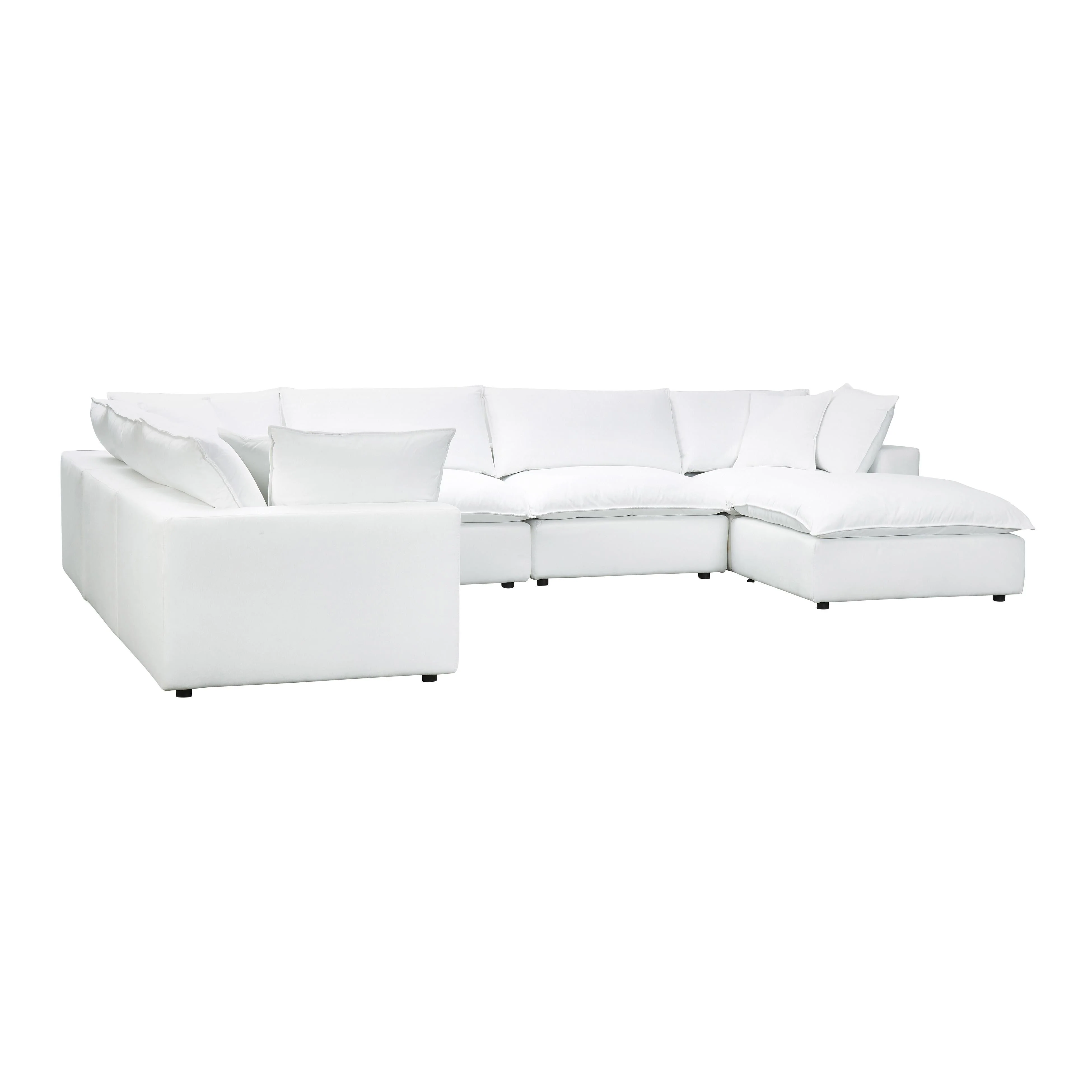 Cali Performance Fabric Modular 7-Piece Large Chaise Sectional - Image 9