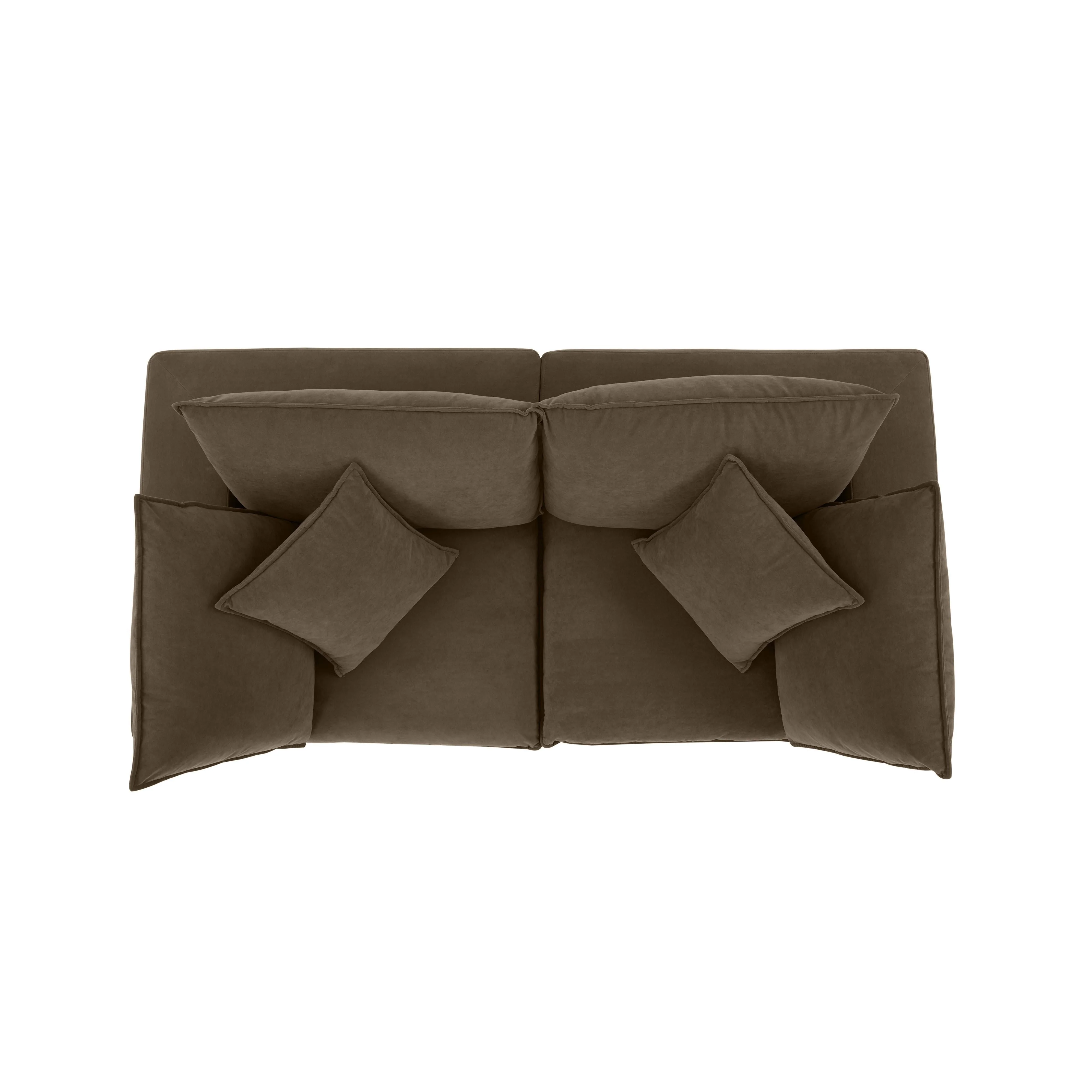 Cali Performance Fabric Modular Loveseat - Image 36