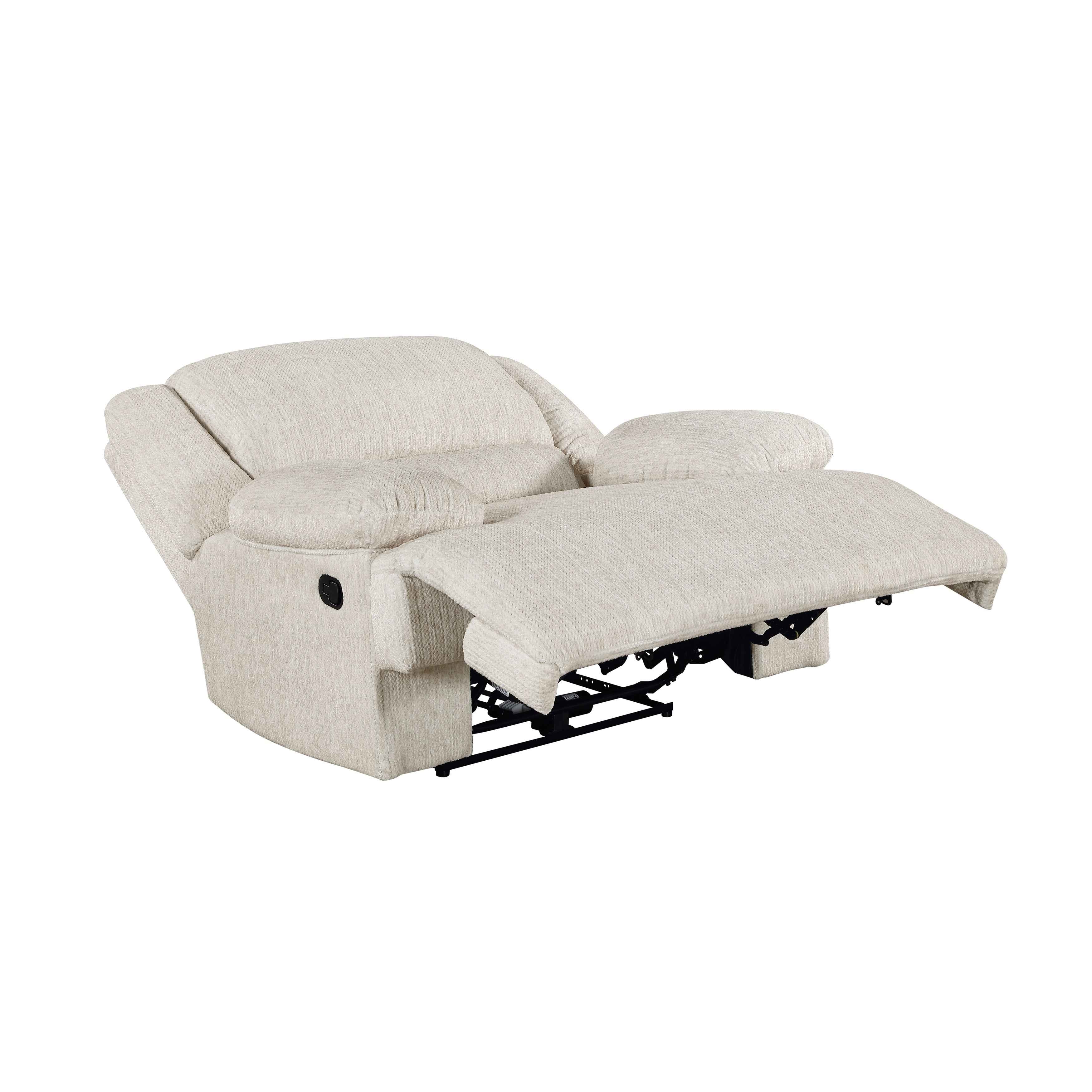 Caliber Beige 3-Piece Reclining Living Room Set - Image 15