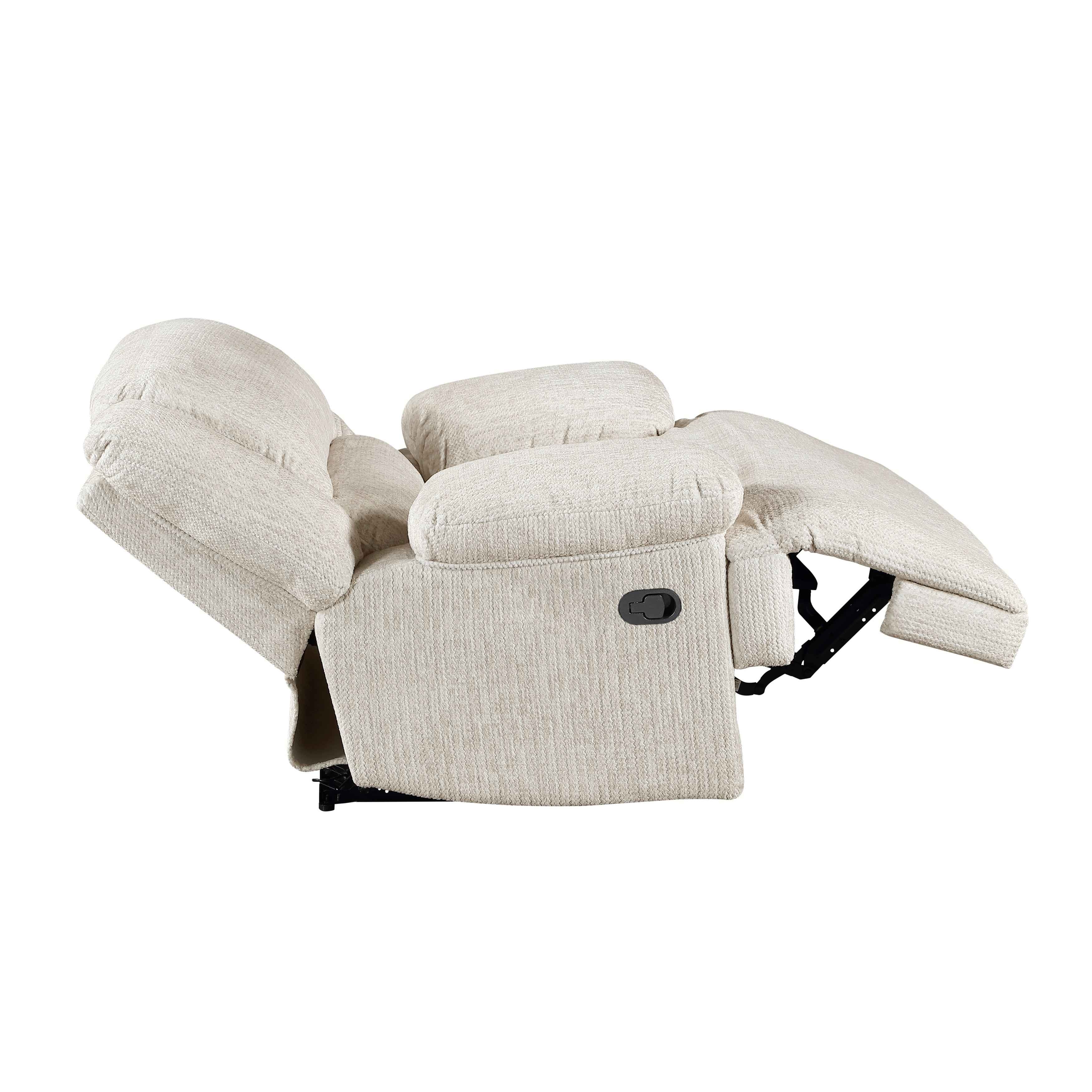 Caliber Beige 3-Piece Reclining Living Room Set - Image 17