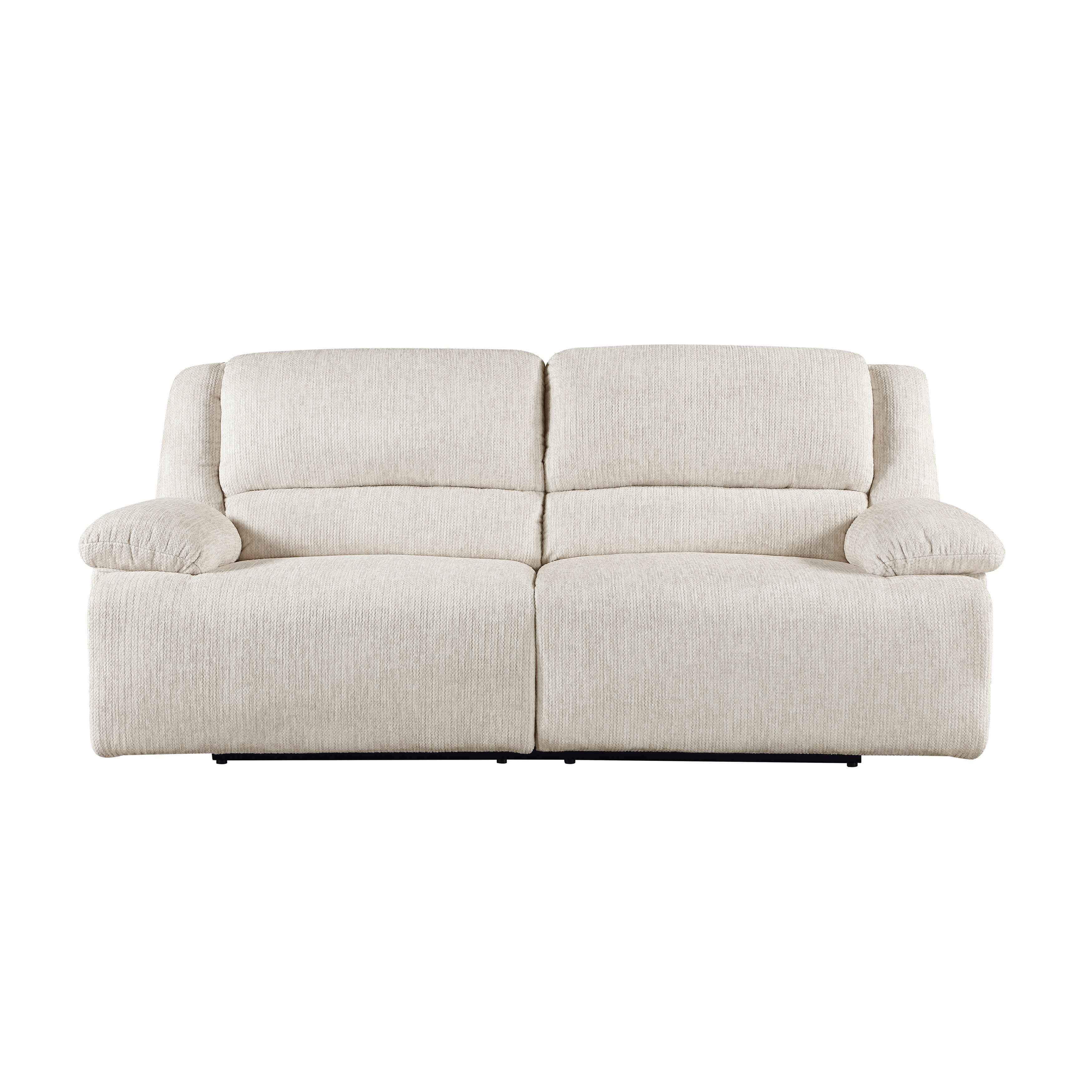 Caliber Beige 3-Piece Reclining Living Room Set - Image 2