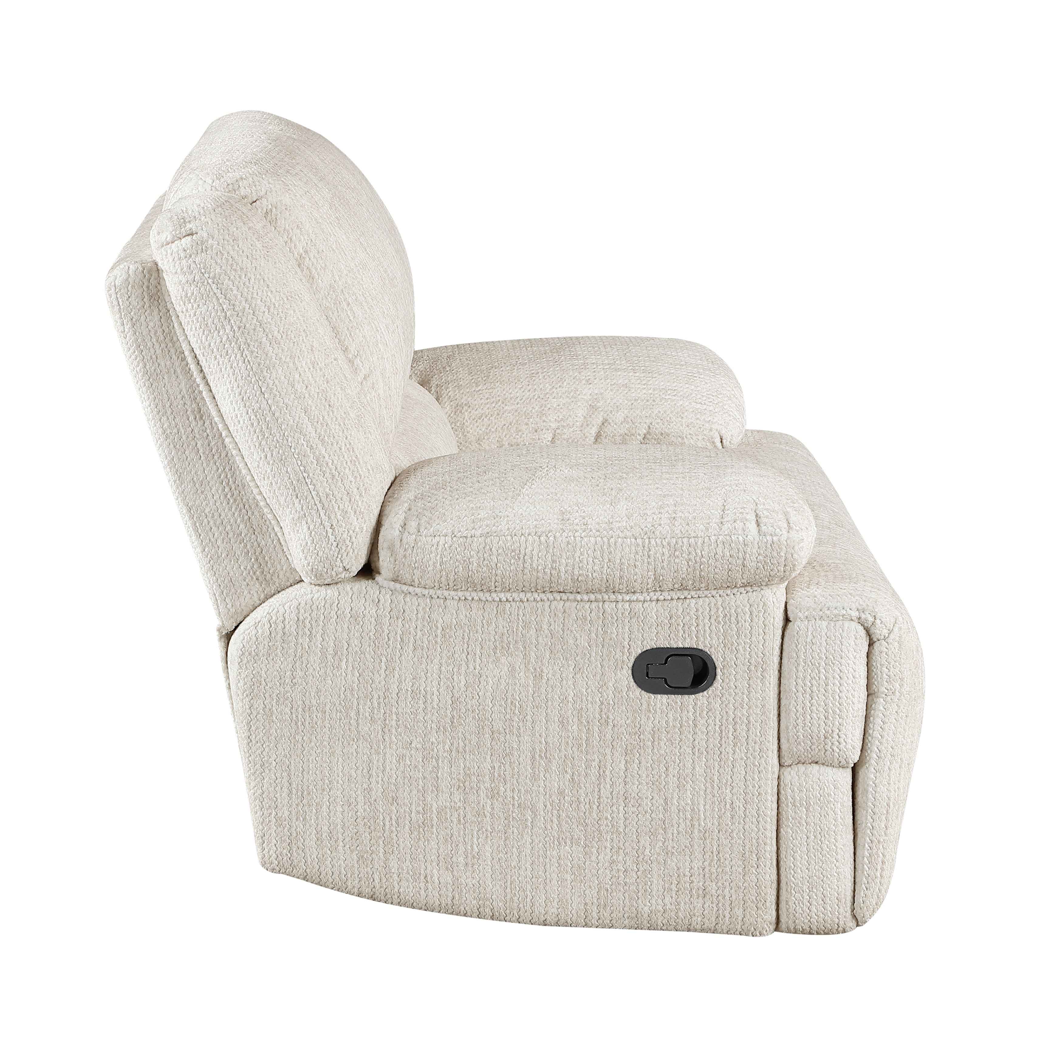 Caliber Beige Reclining Chair - Image 3