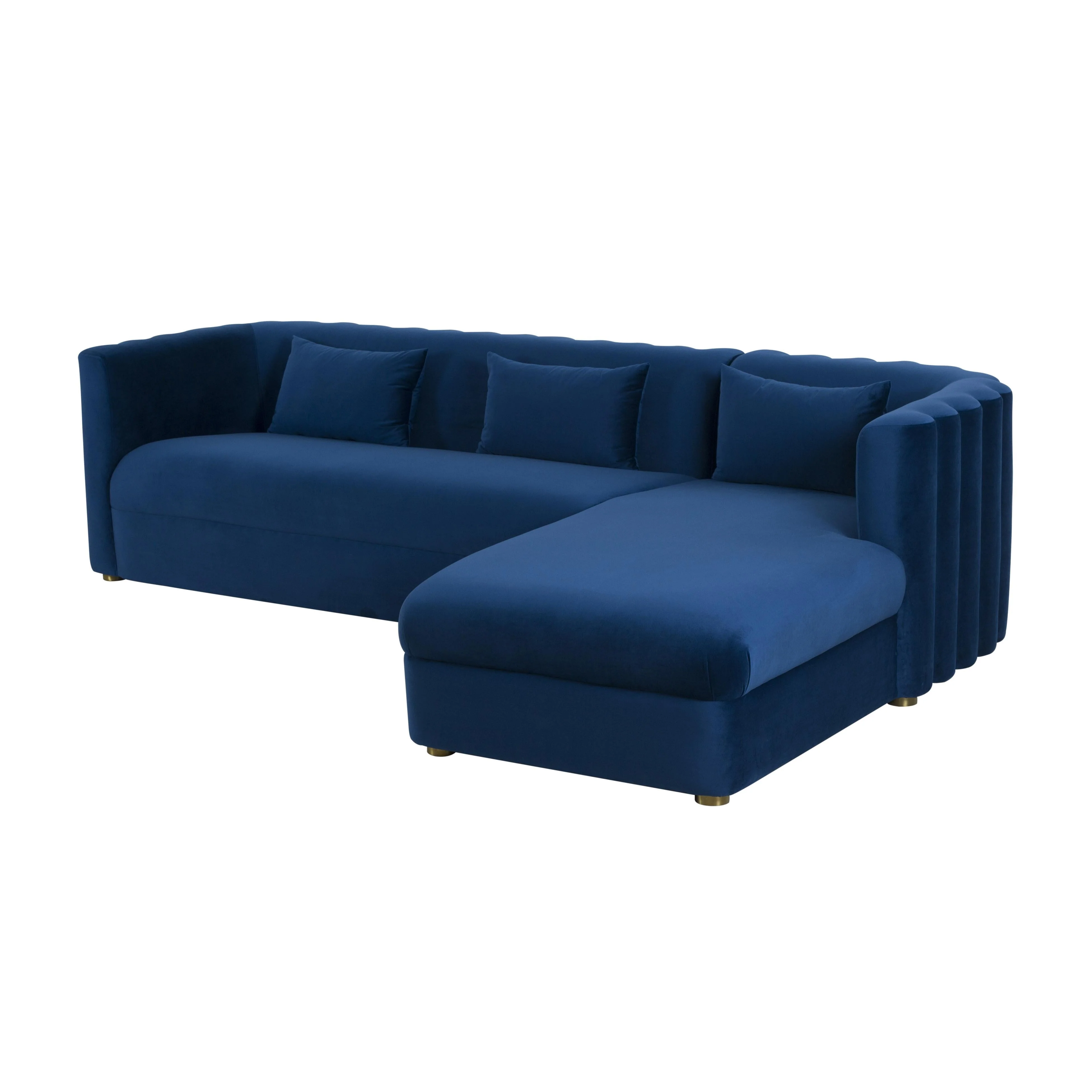 Callie Velvet Sectional - Image 12