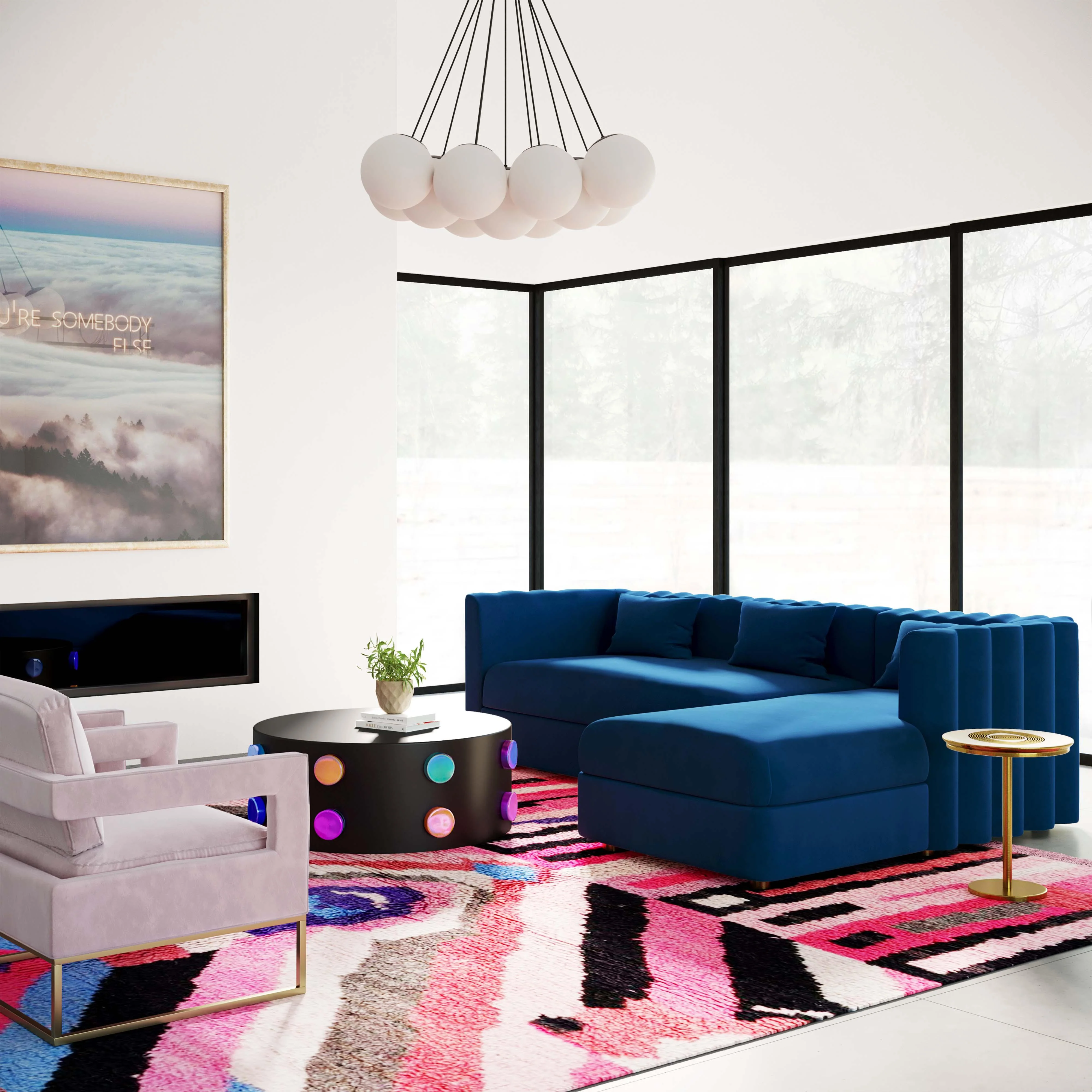 Callie Velvet Sectional - Image 13