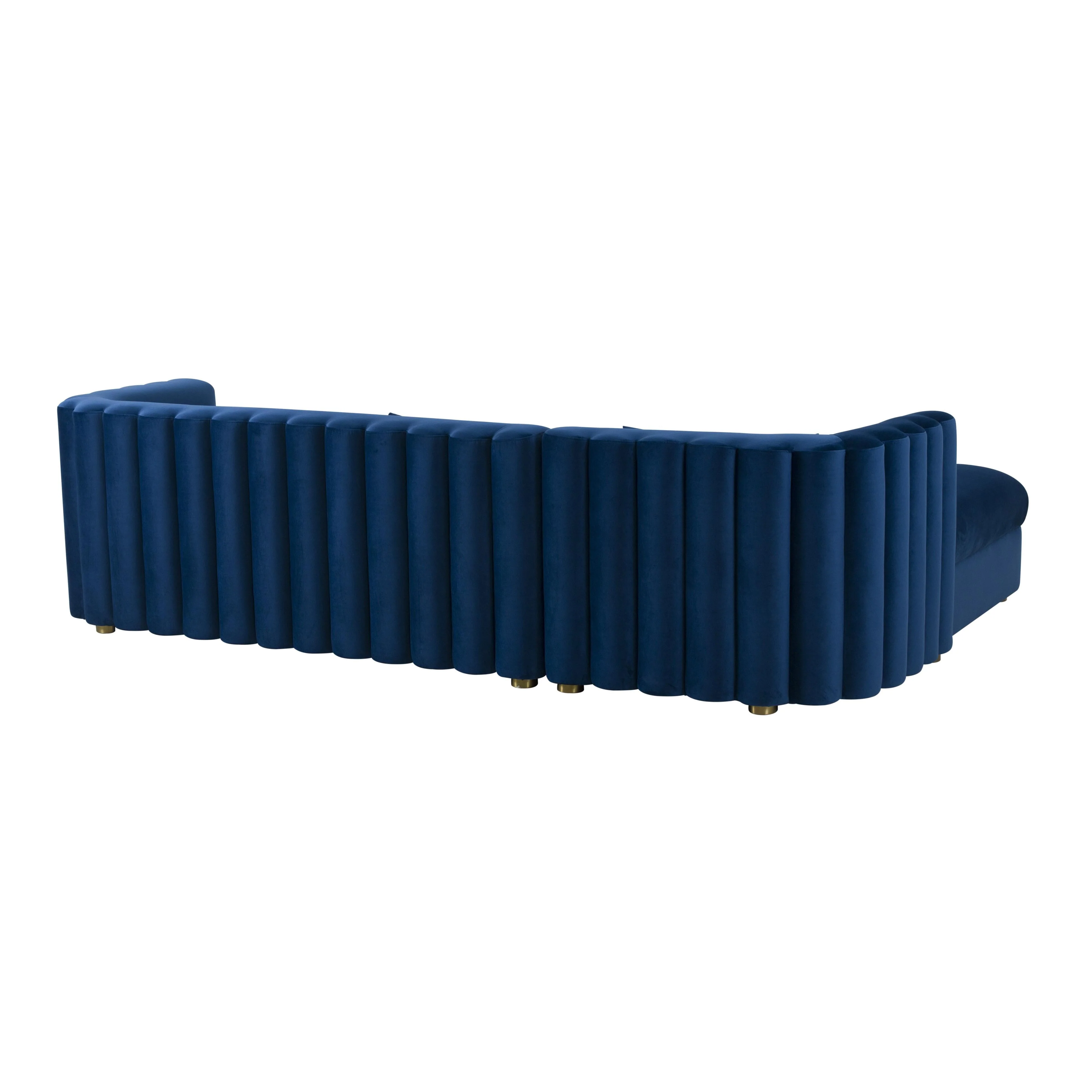 Callie Velvet Sectional - Image 22