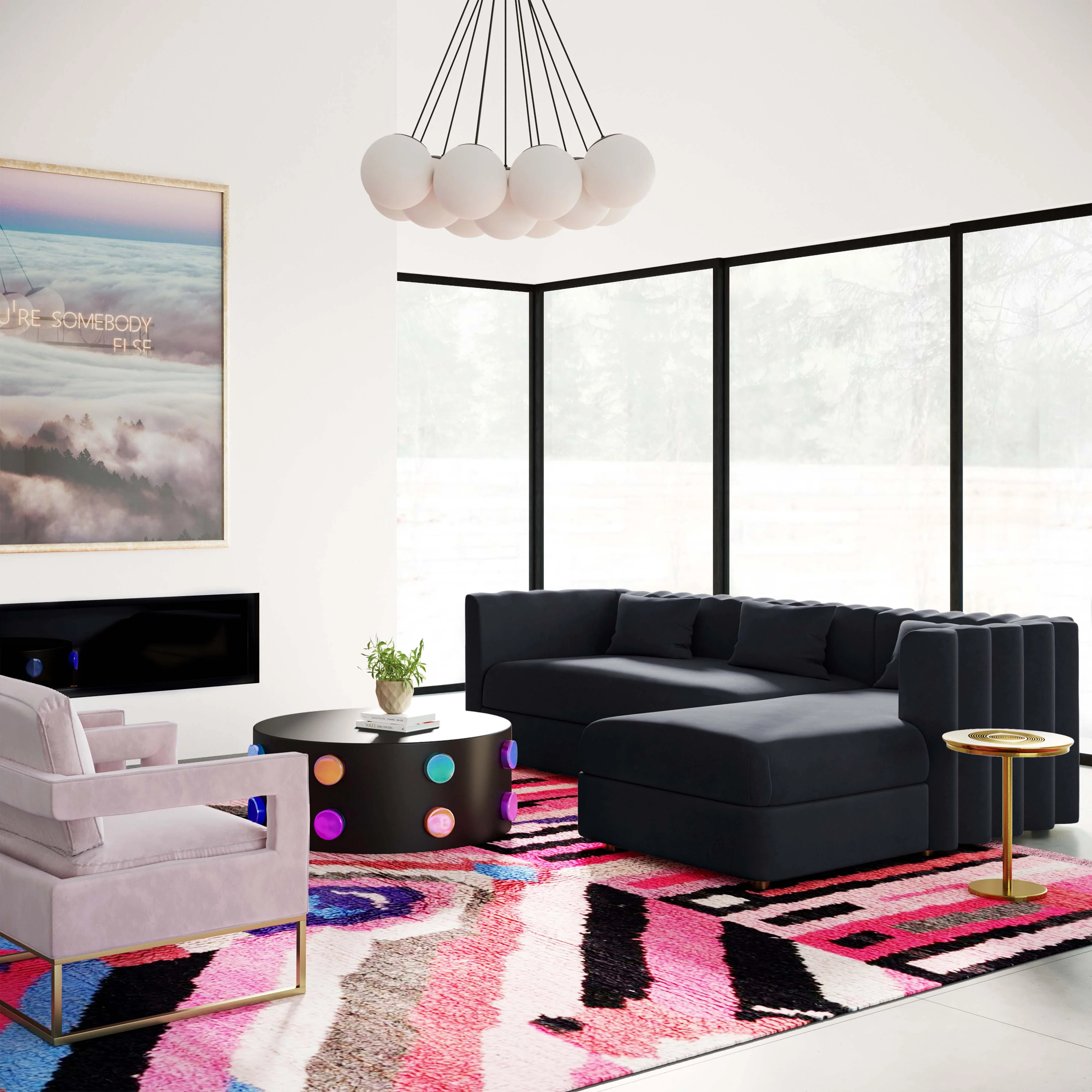 Callie Velvet Sectional - Image 27