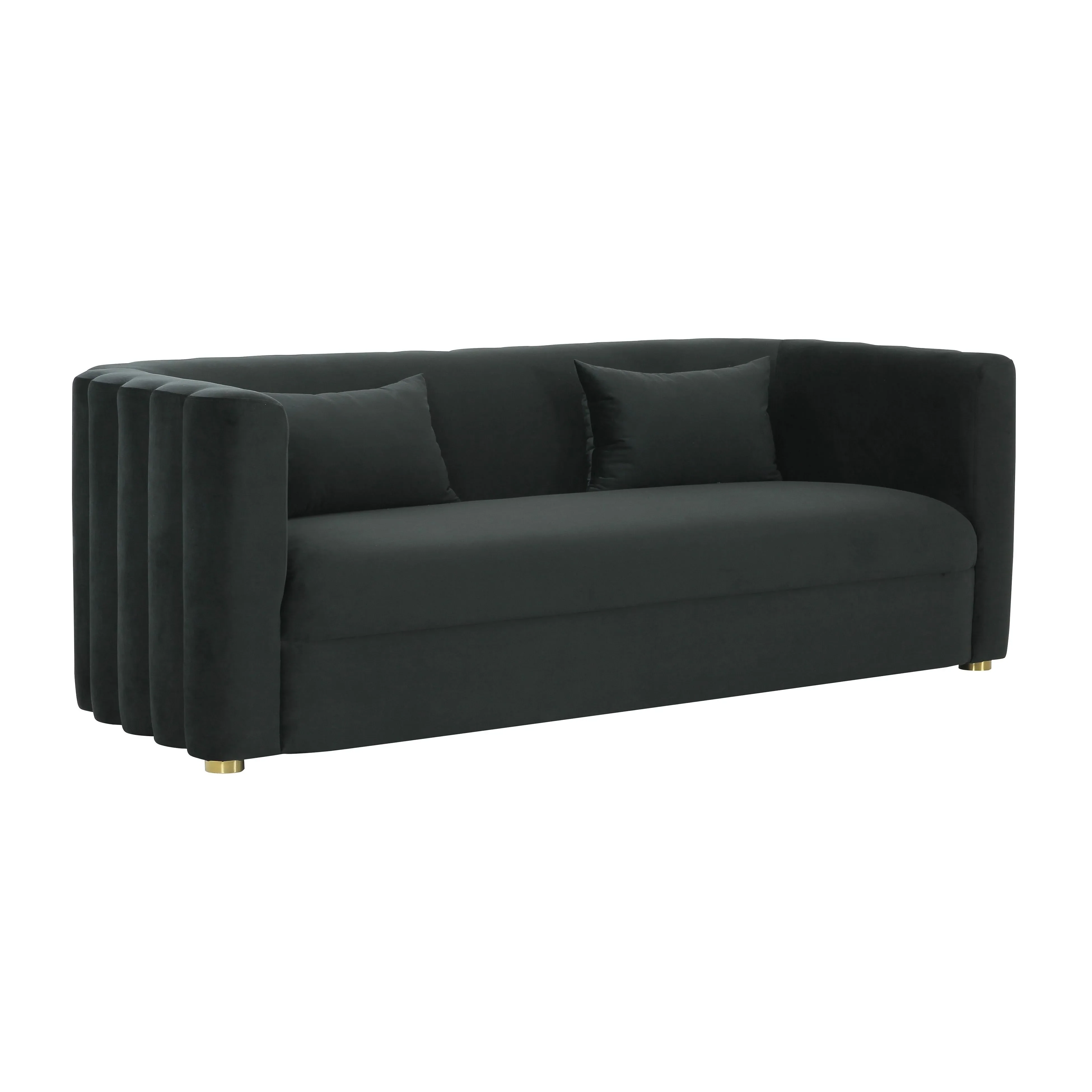 Callie Velvet Sofa - Image 7