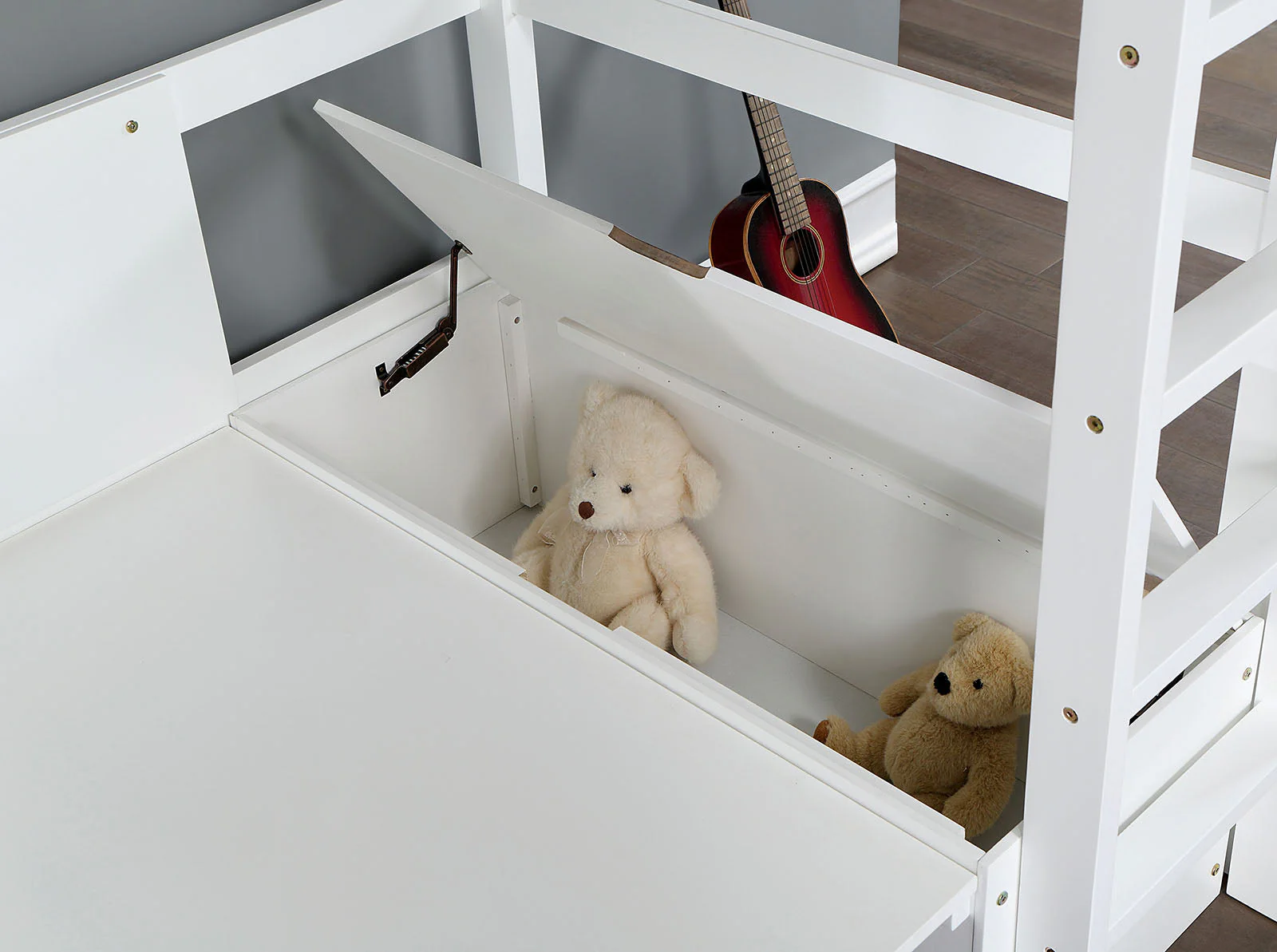 Callistus White Bunk Bed - Image 4
