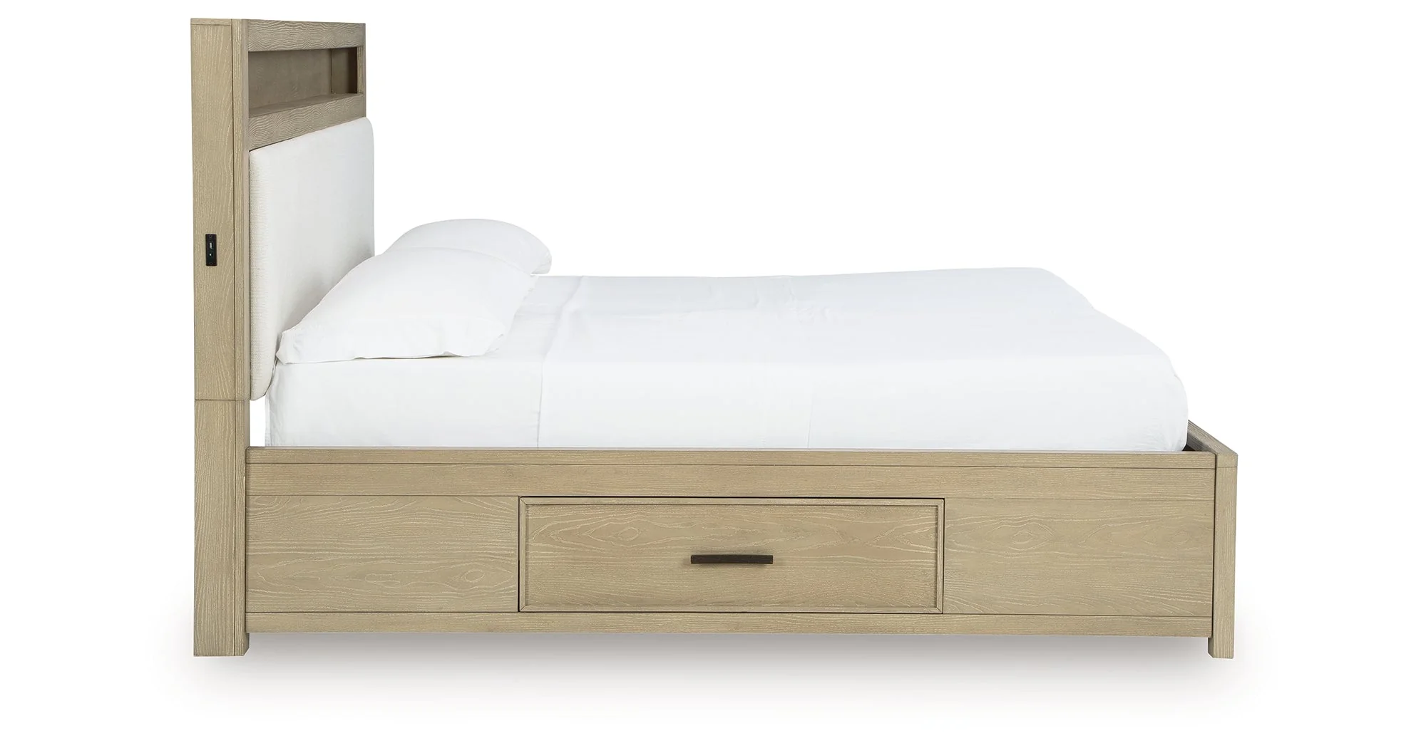 Calmoro Gray Queen Bookcase Bed - Image 6