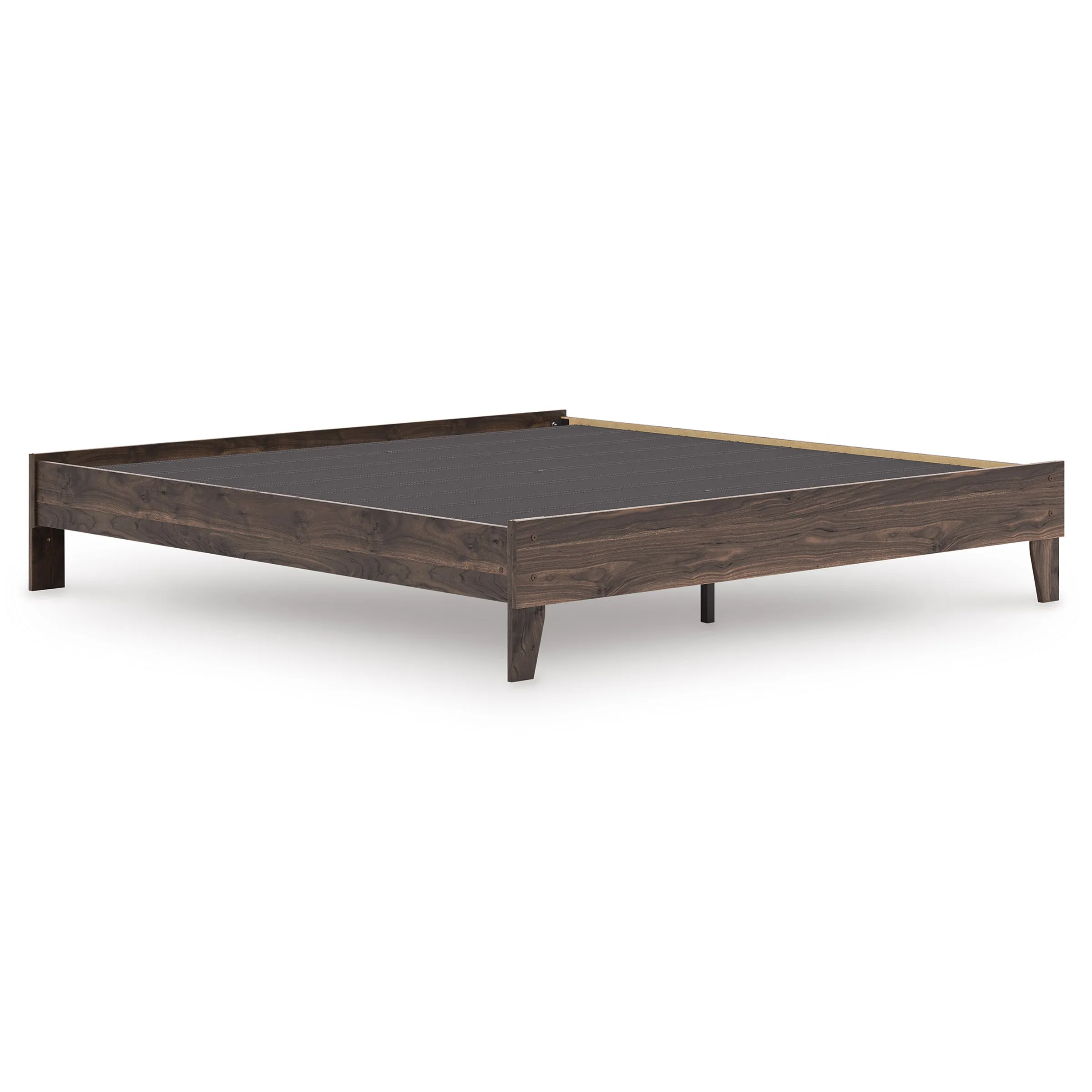Calverson Brown King Platform Base Bed - Image 4