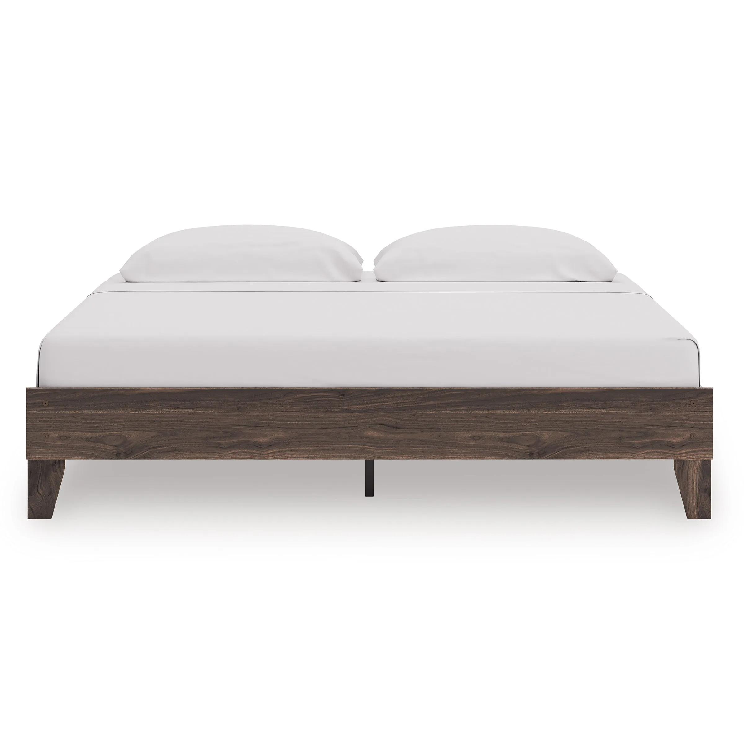 Calverson Brown King Platform Base Bed - Image 6