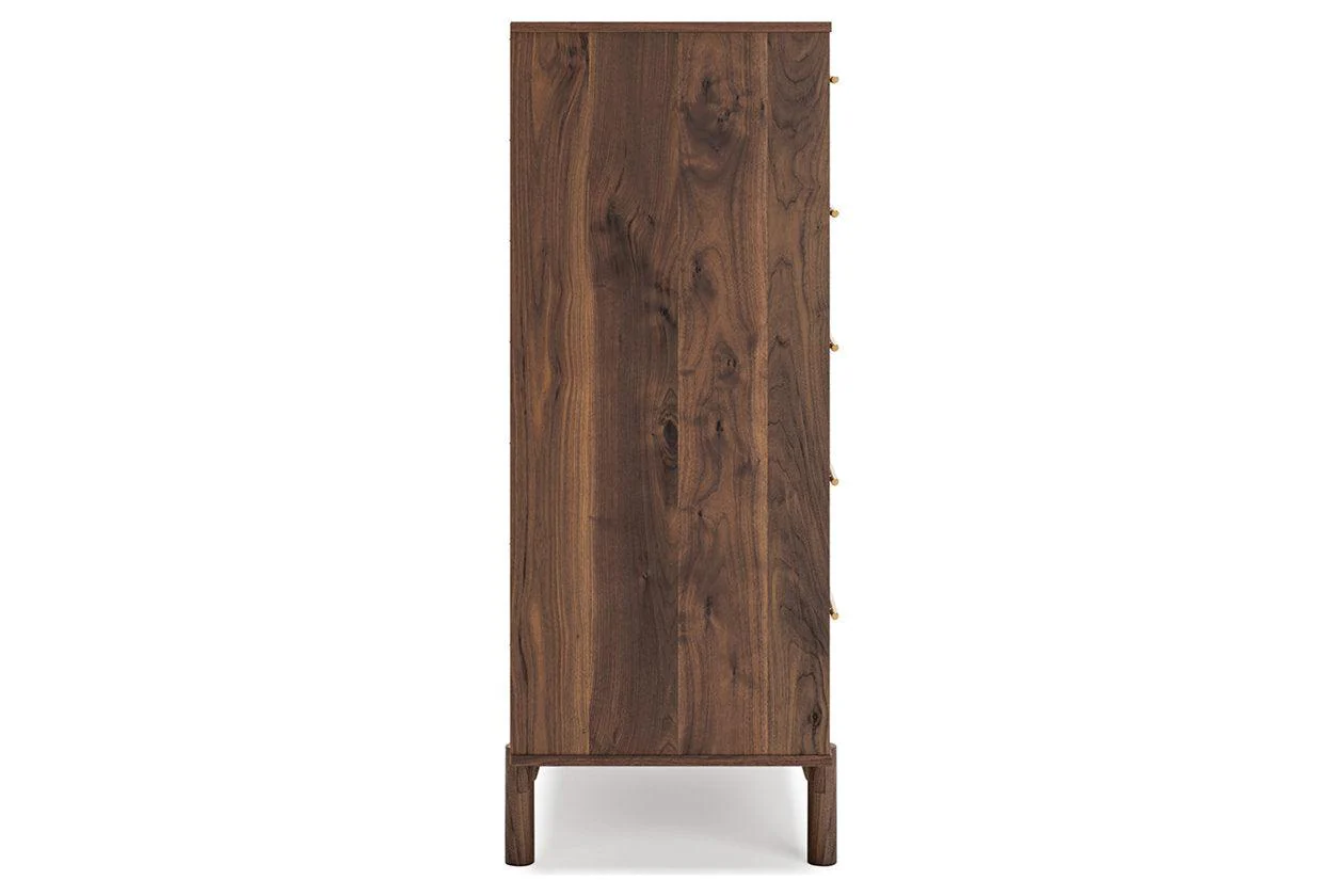 Calverson Mocha Chest of Drawers - Image 5