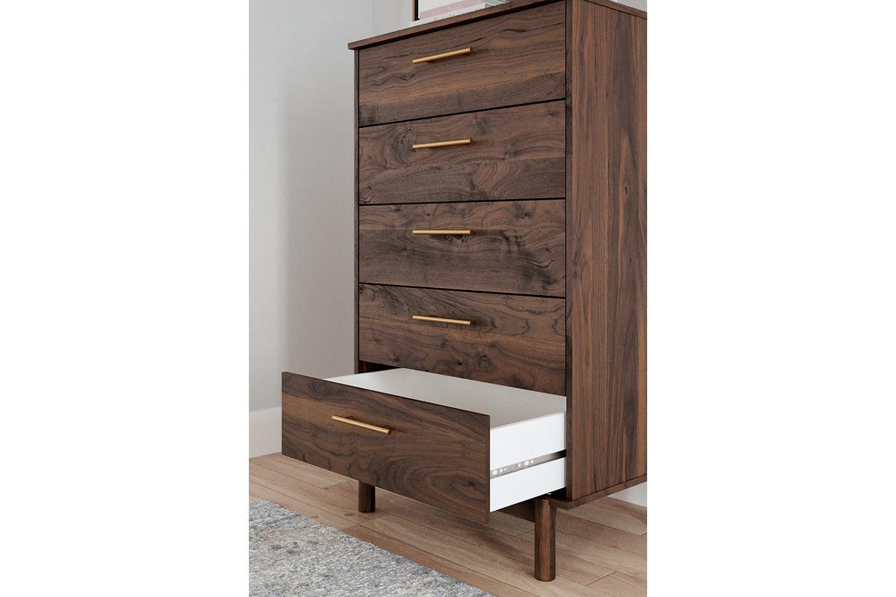 Calverson Mocha Chest of Drawers - Image 8