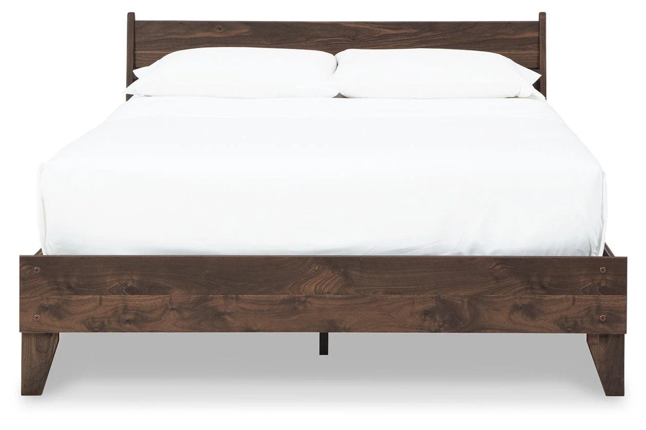 Calverson Mocha Full Panel Platform Bed - Image 4