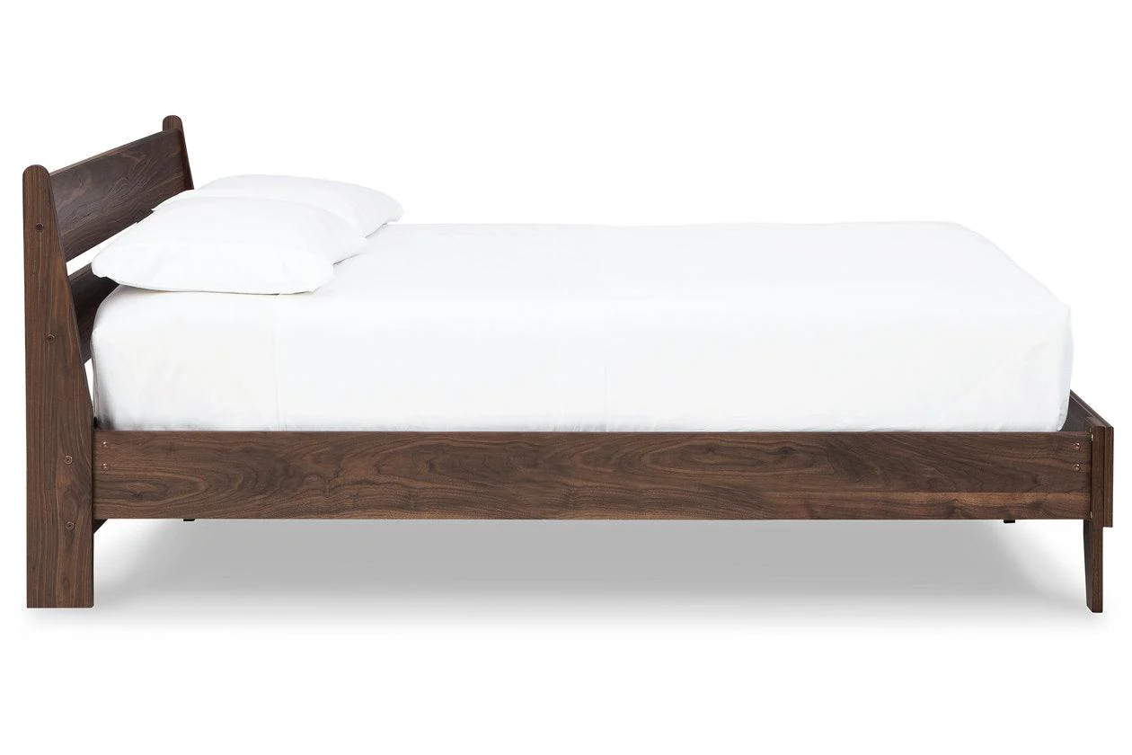 Calverson Mocha Full Panel Platform Bed - Image 5