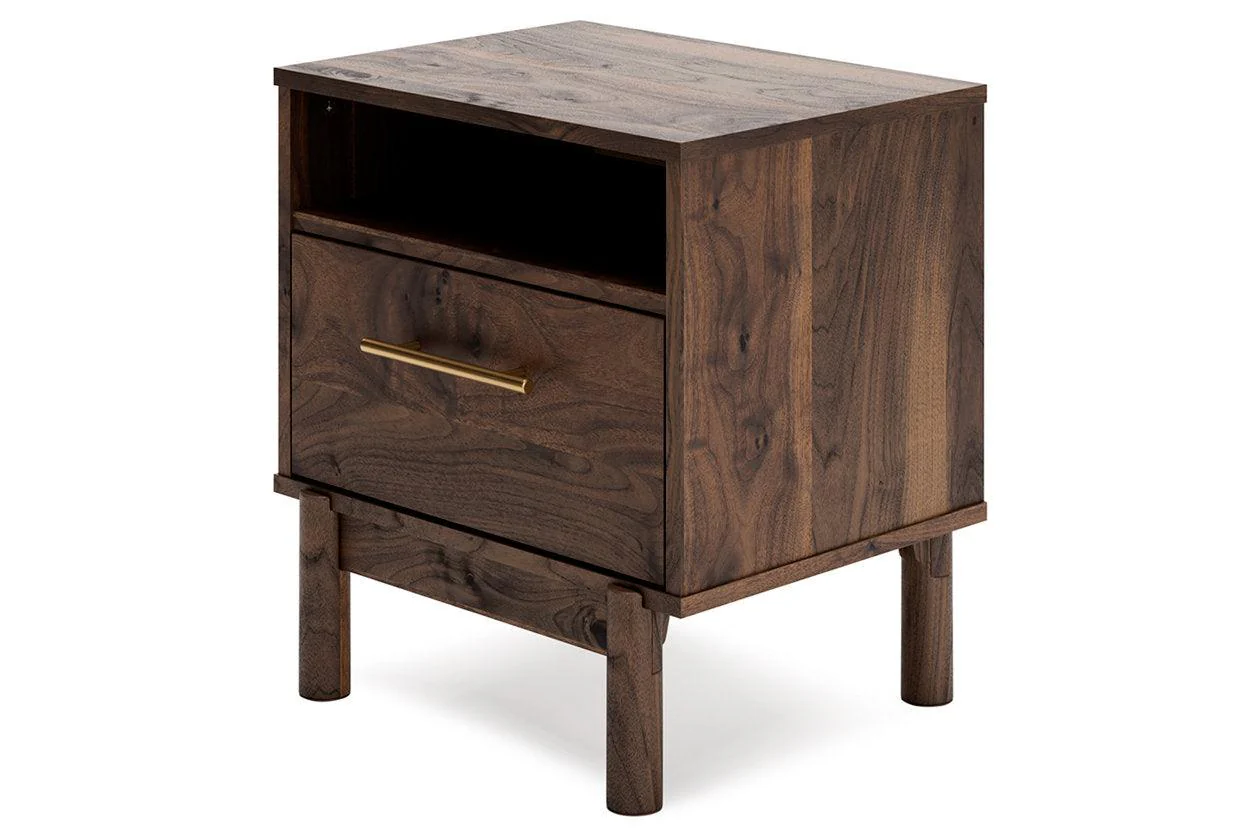Calverson Mocha Nightstand - Image 4
