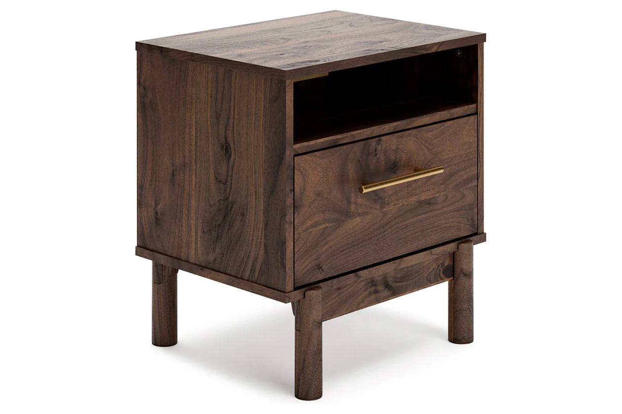 Calverson Mocha Platform Bedroom Set - Image 13
