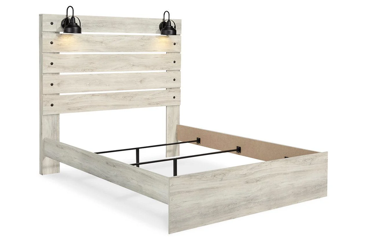 Cambeck Whitewash Queen Panel Bed - Image 2