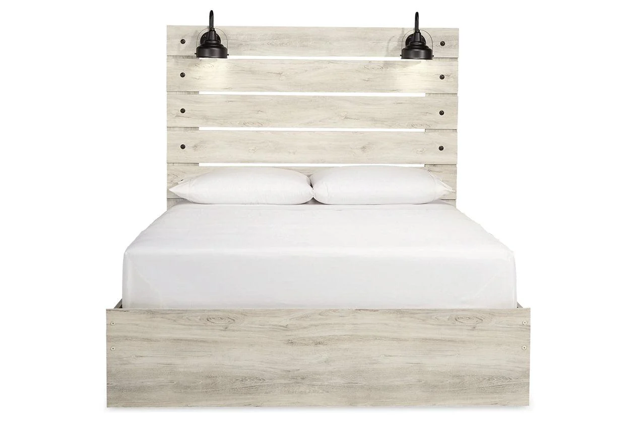 Cambeck Whitewash Queen Panel Bed - Image 4