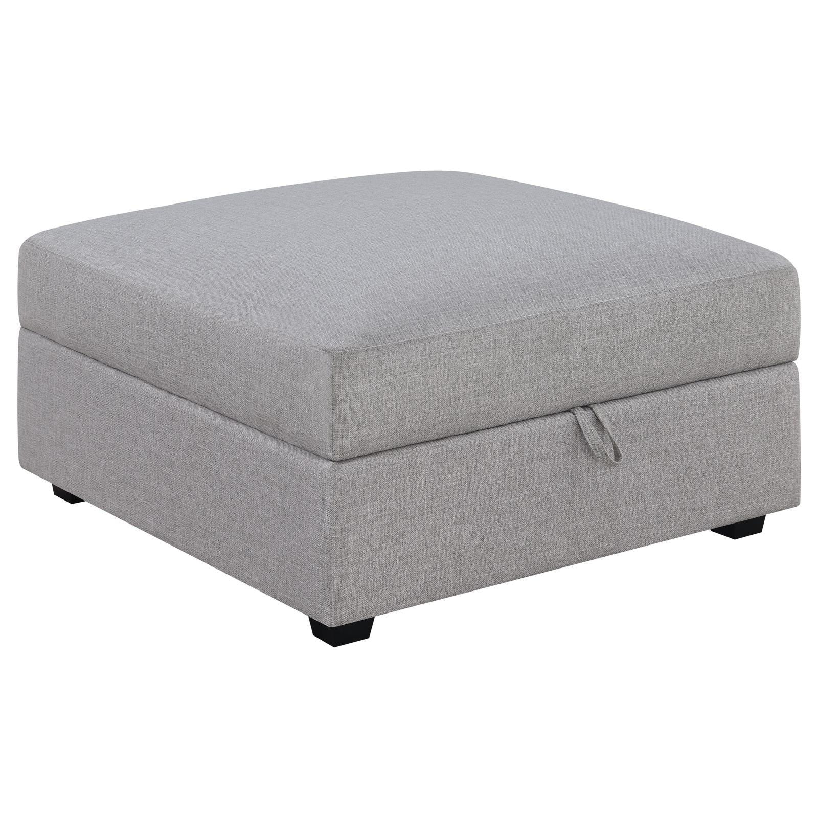 Cambria Grey 5-piece Upholstered Modular Sectional - Image 7