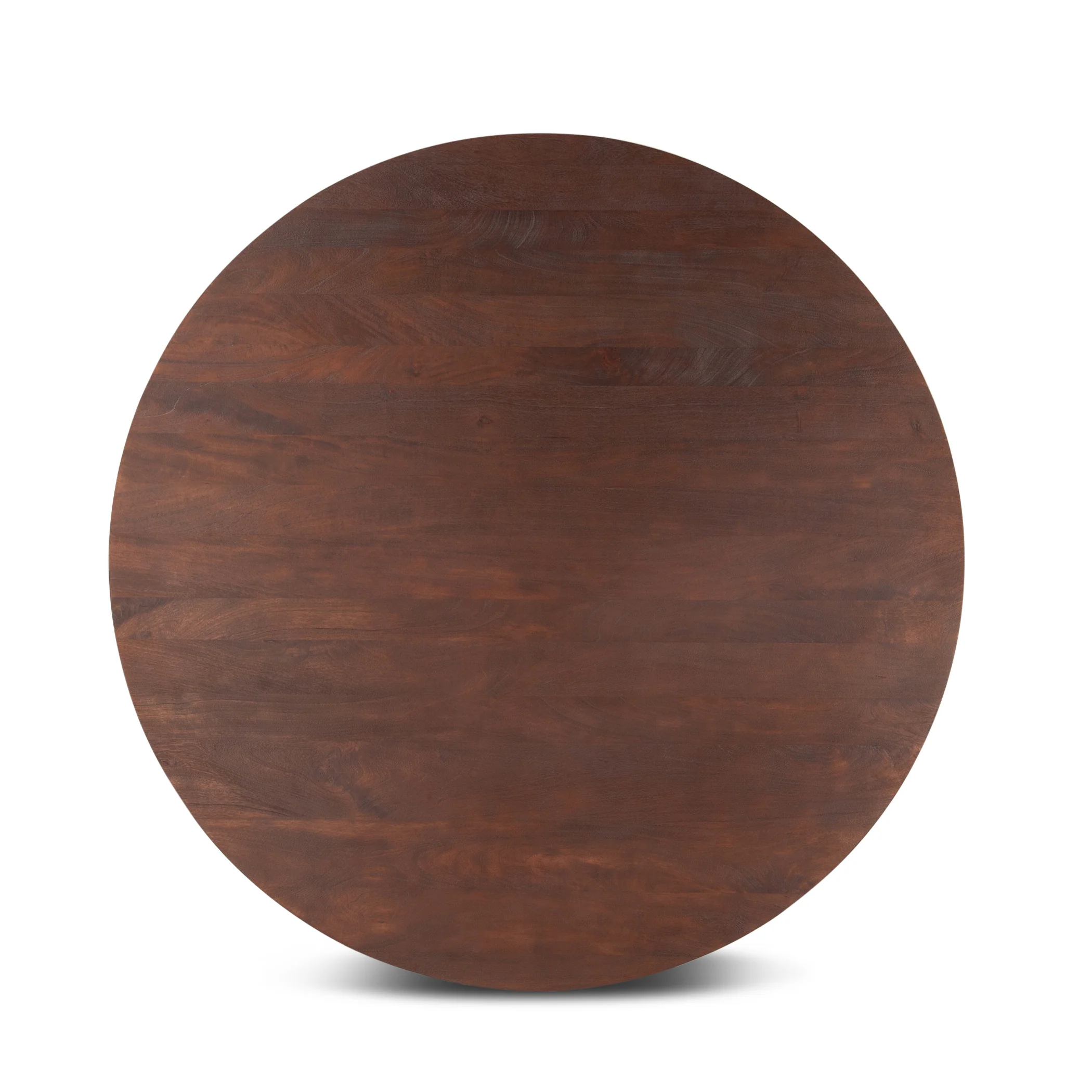 Cambridge 60" Round Dining Table in Walnut Mango Wood - Image 4