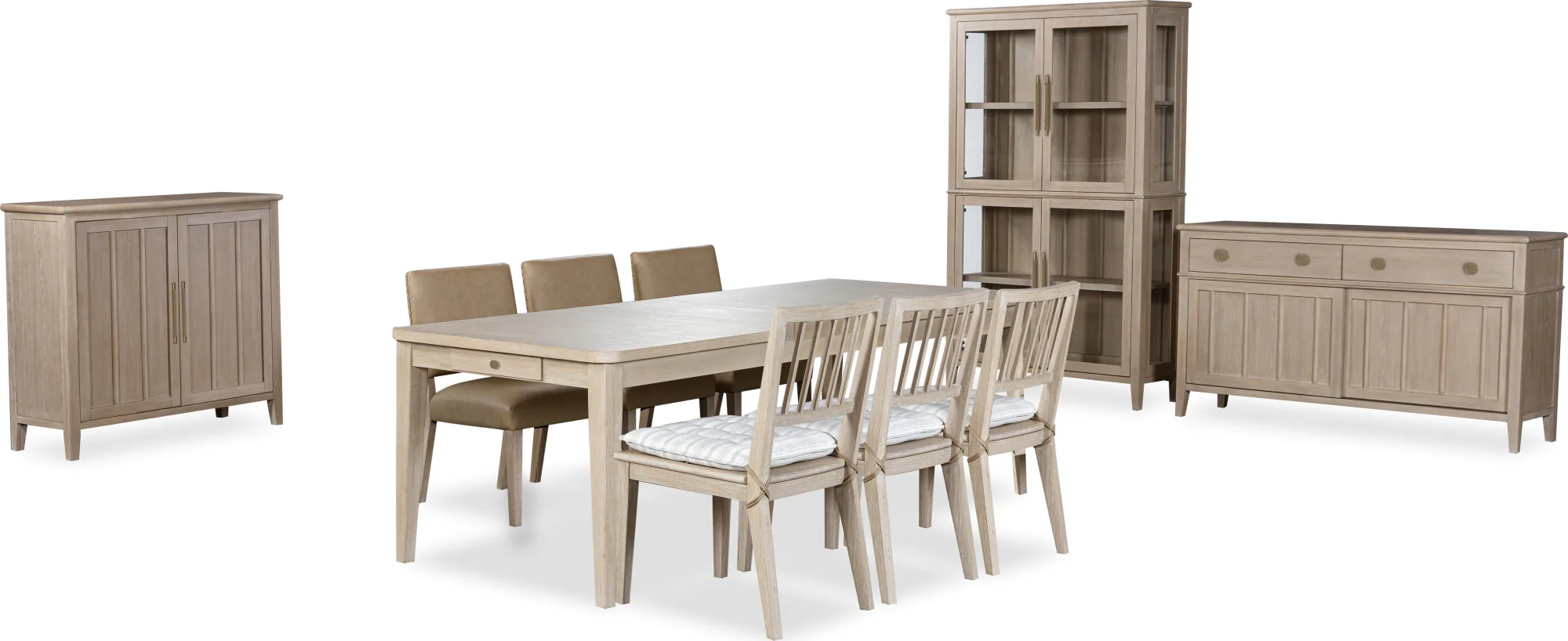 Camden Chai Two Drawer Extendable Dining Table - Image 10