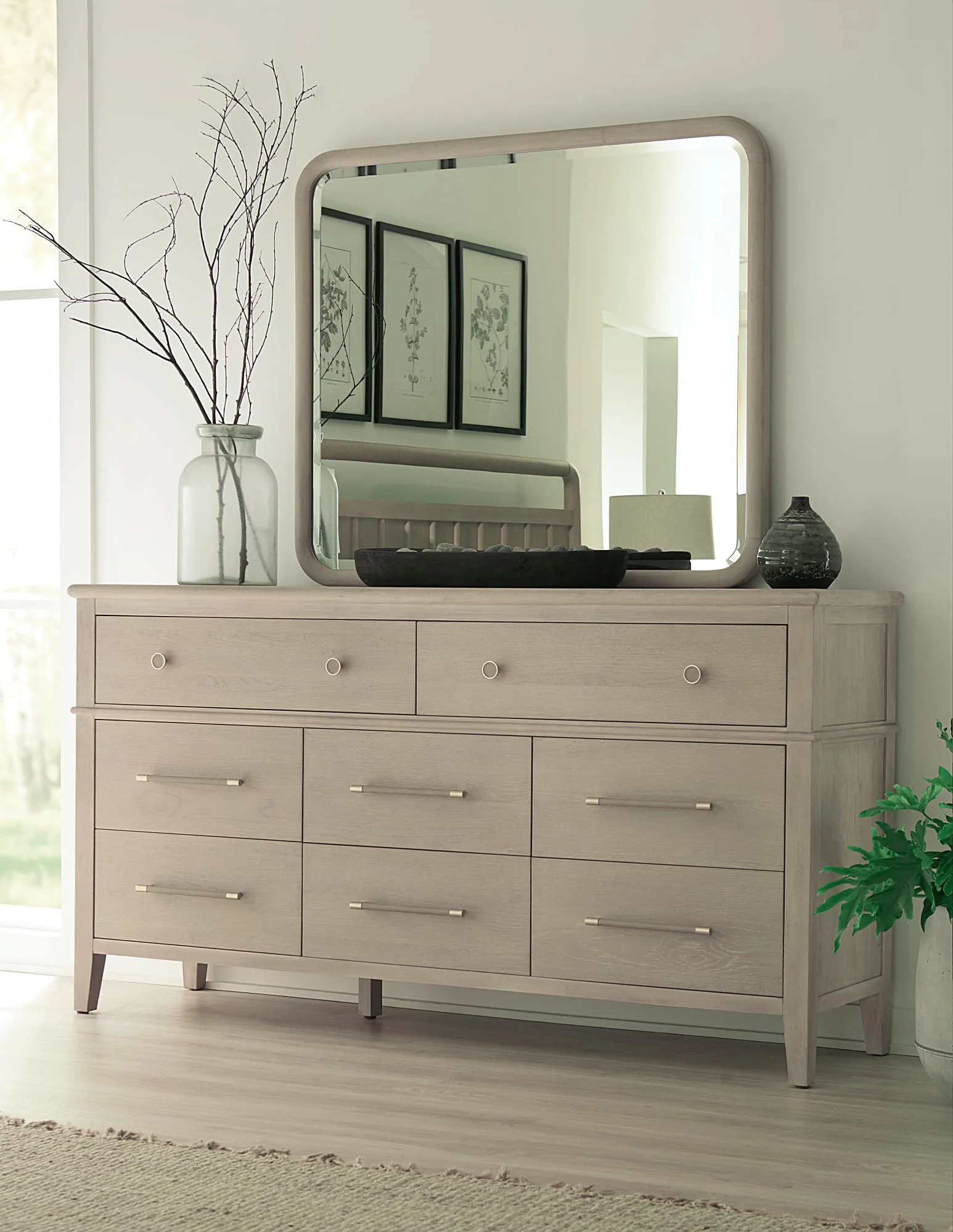 Camden Chai Wall or Dresser Mirror - Image 5