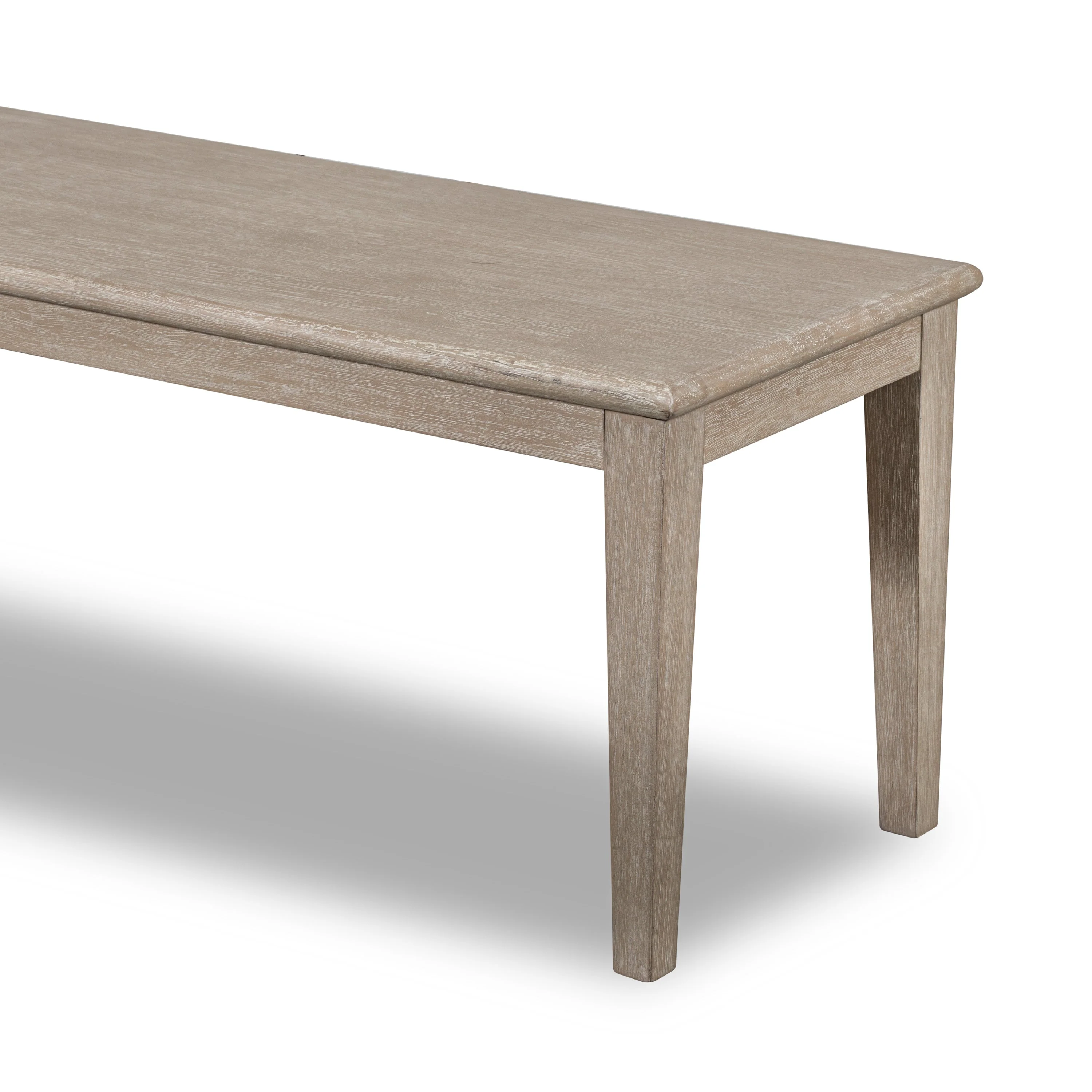 Camden Oak Wood Bench in Chai - Image 4
