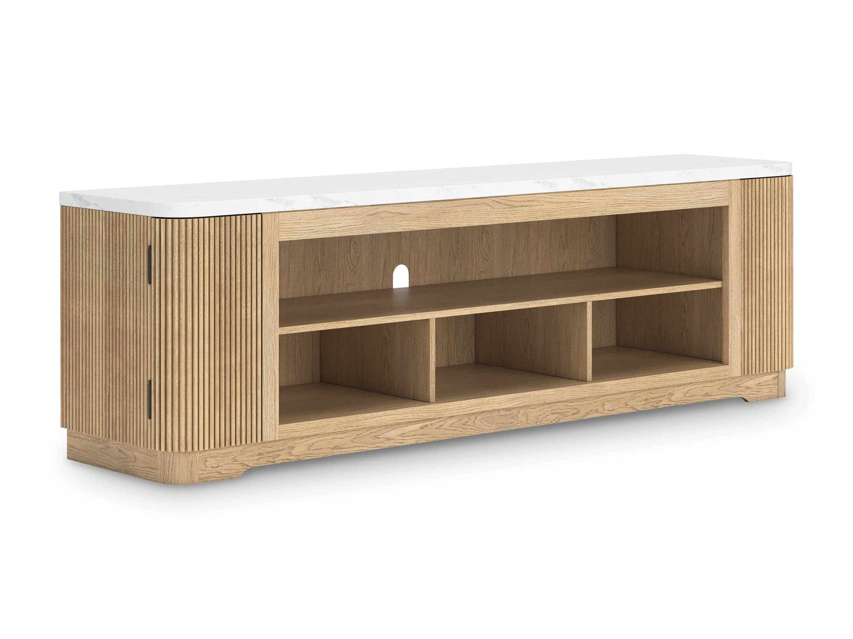 Camdill Light Brown 80" TV Stand - Image 2