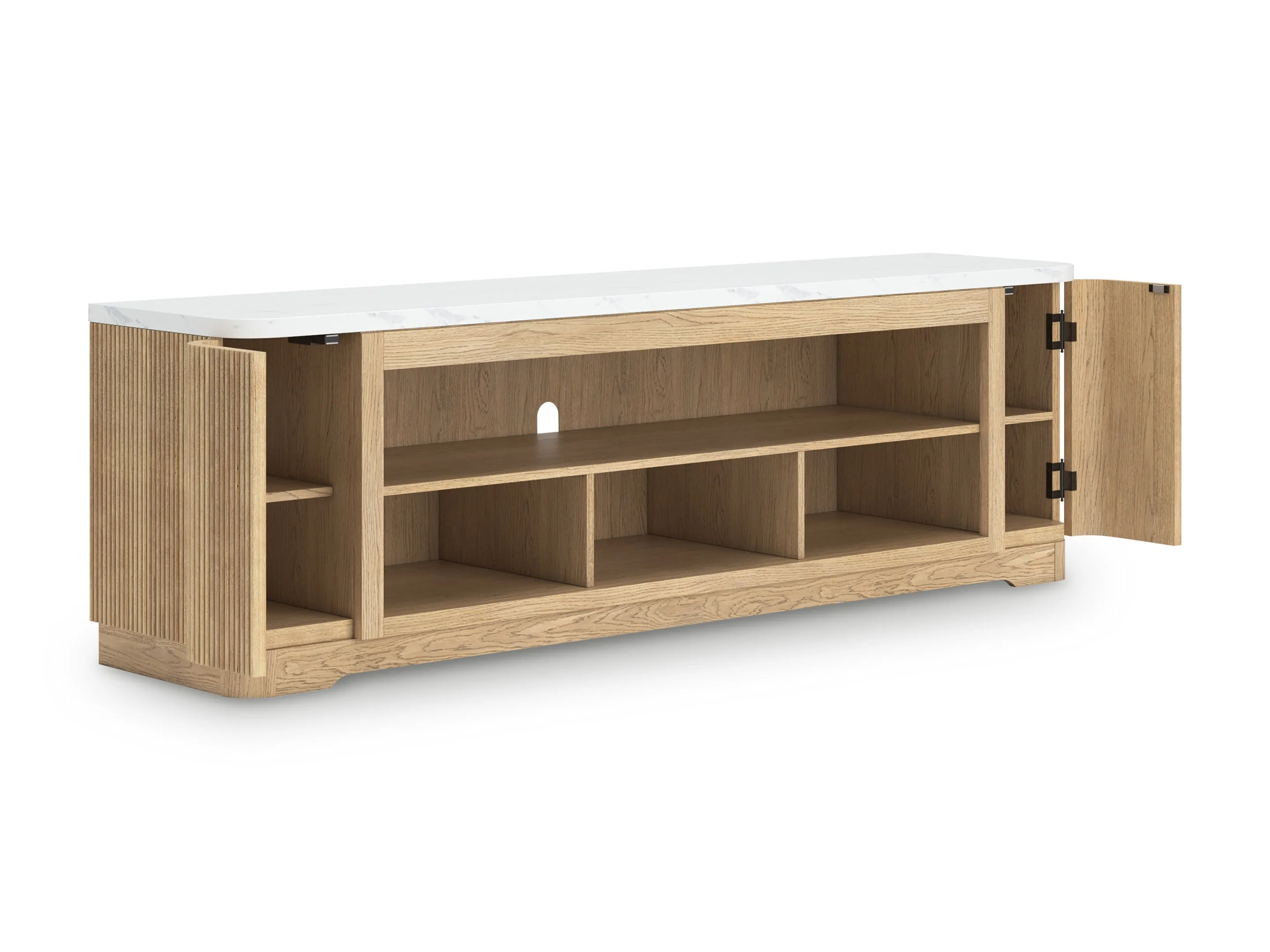 Camdill Light Brown 80" TV Stand - Image 3