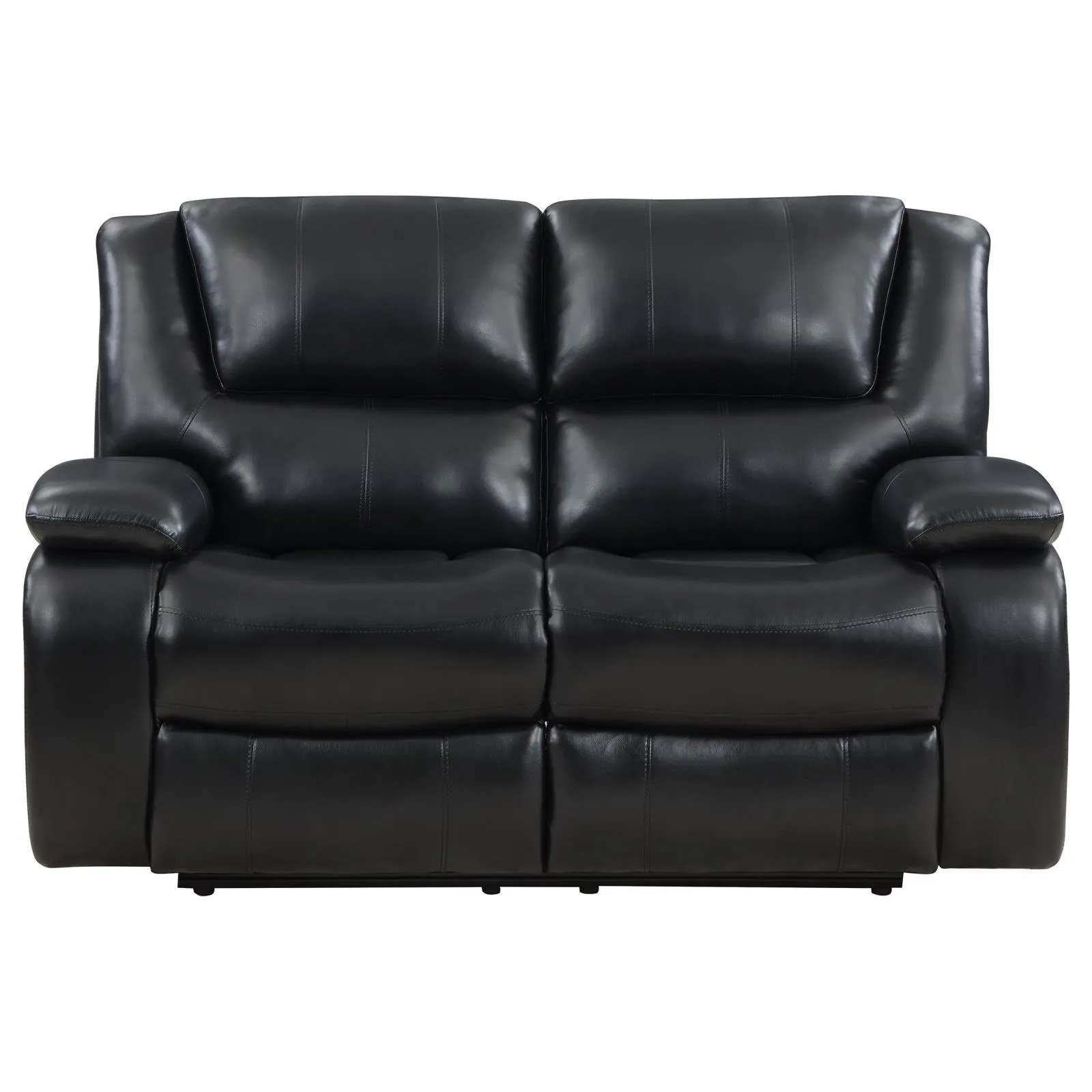 Camila Black 2-piece Upholstered Motion Reclining Sofa Set - Image 8