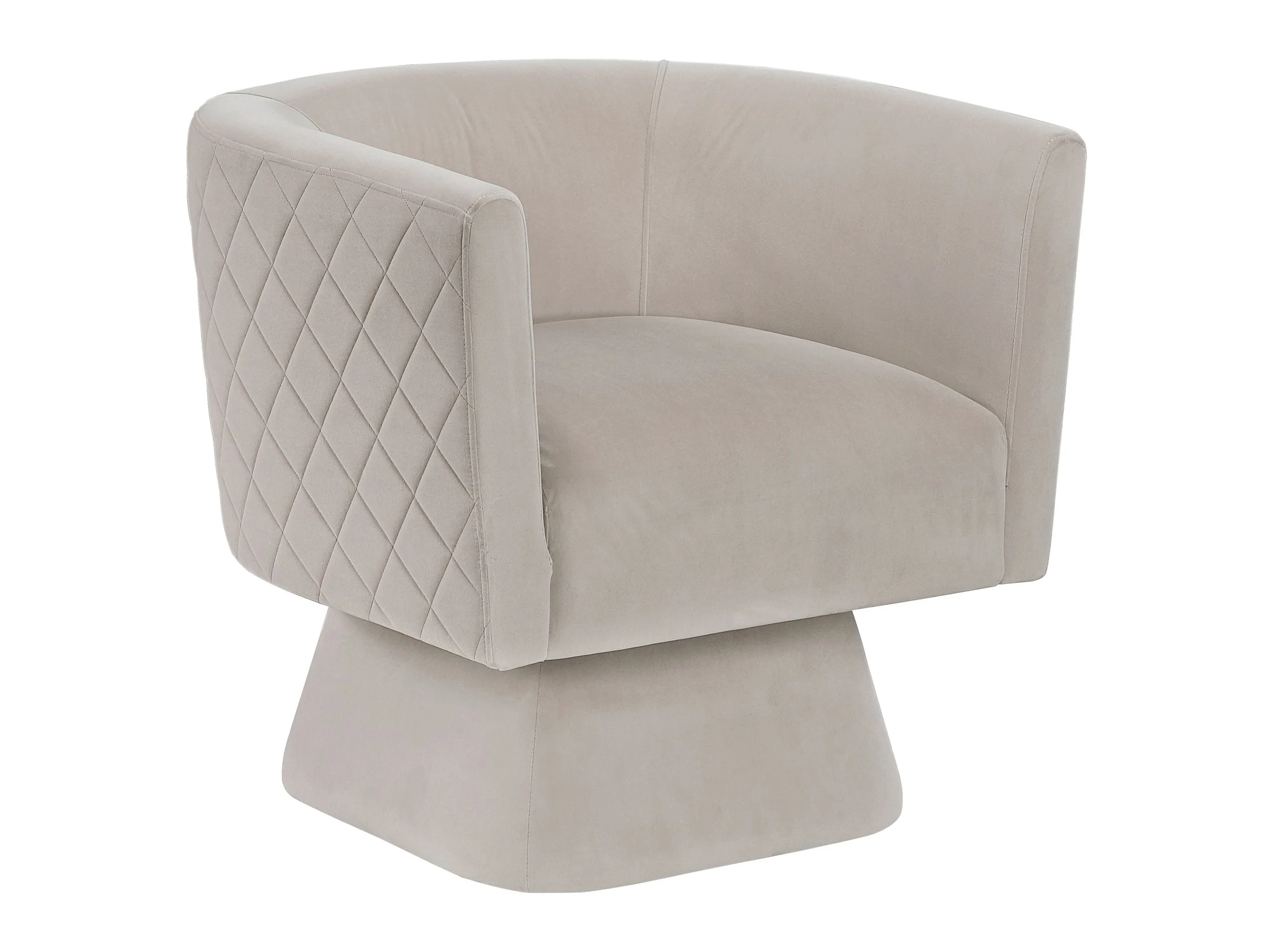 Candace Taupe Swivel Chair