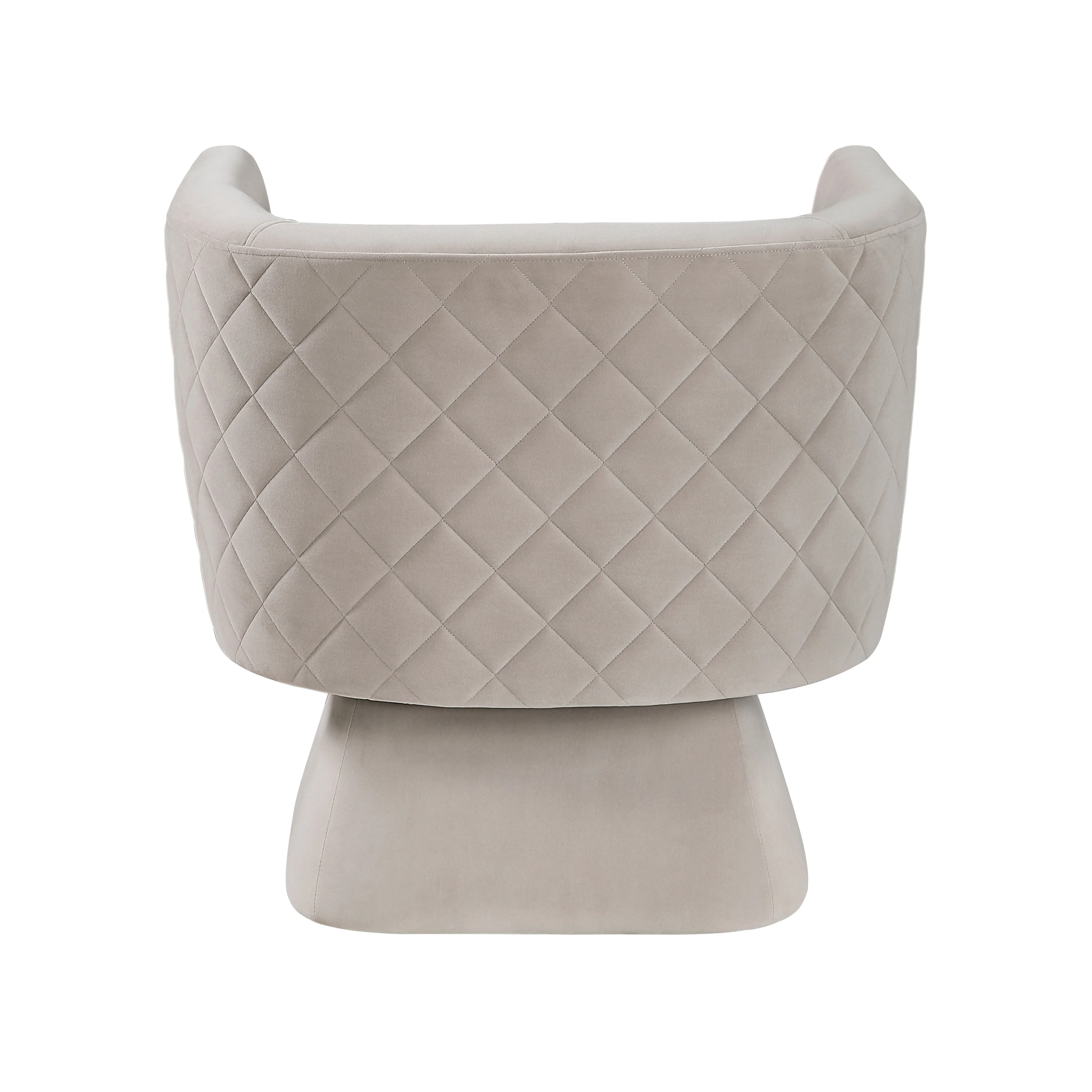 Candace Taupe Swivel Chair - Image 5