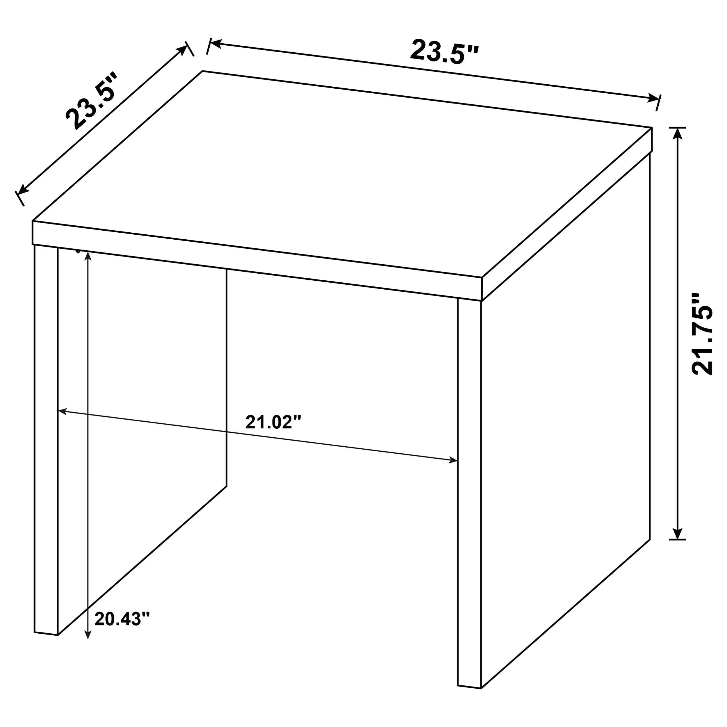 Canoga Light Oak 2-Piece Lift Top Cocktail Coffee Table Set - Image 16